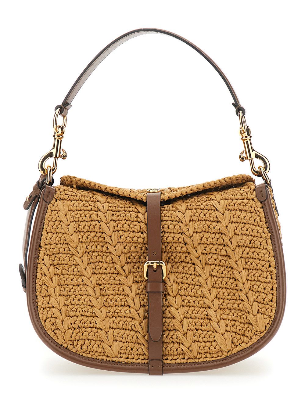 Etro Medium 'Pony' Shoulder Bag with Adjustable and Removable Viscose Strap Beige Women Size ONE SIZE - 1 Thumbnail