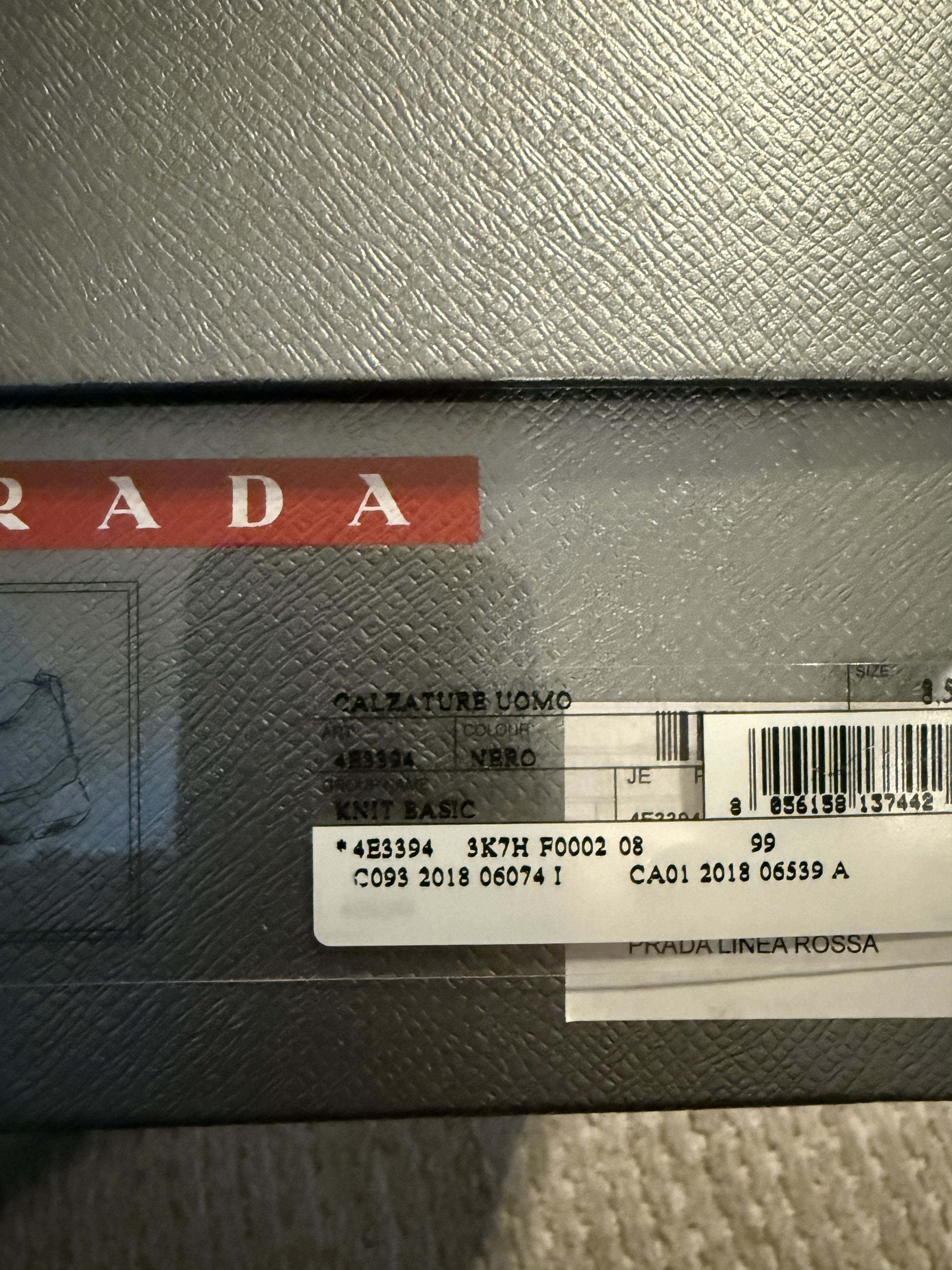 Prada Prada Rare Knit Sneakers 9.5 Black Size US 9.5 / EU 42-43 - 7 Thumbnail