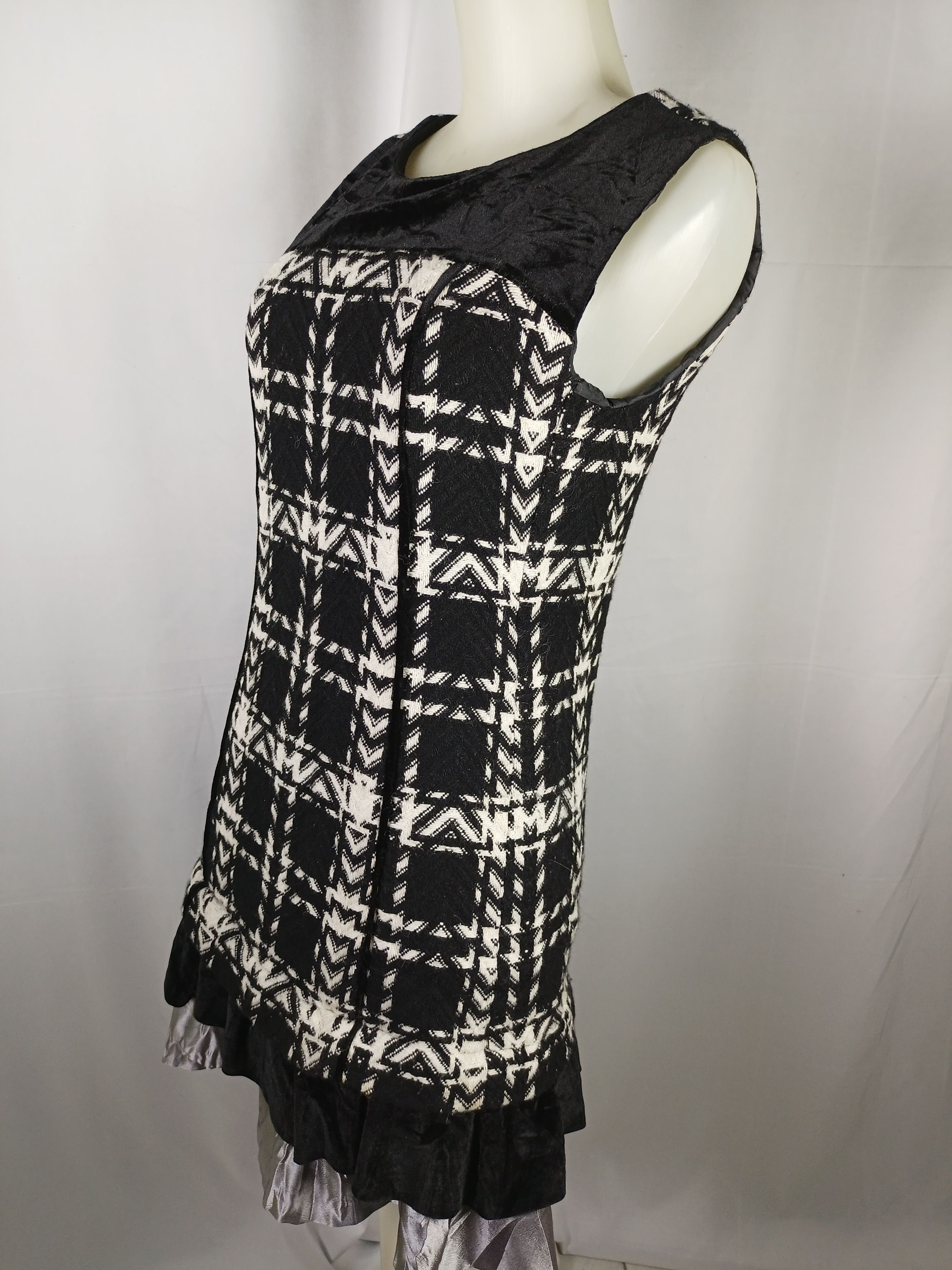 Designer × Japanese Brand N. BY N COCO Knitted Sleeveless Velvet Dress Size M / US 6-8 / IT 42-44 - 13 Thumbnail