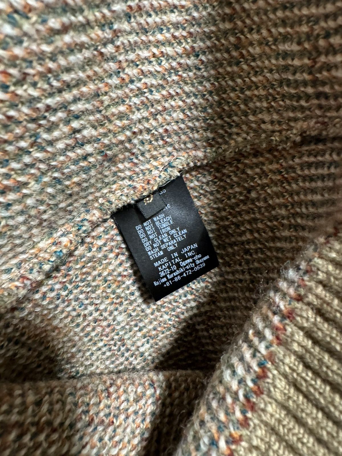Kapital BONE ZIP カーディガン オレンジ
