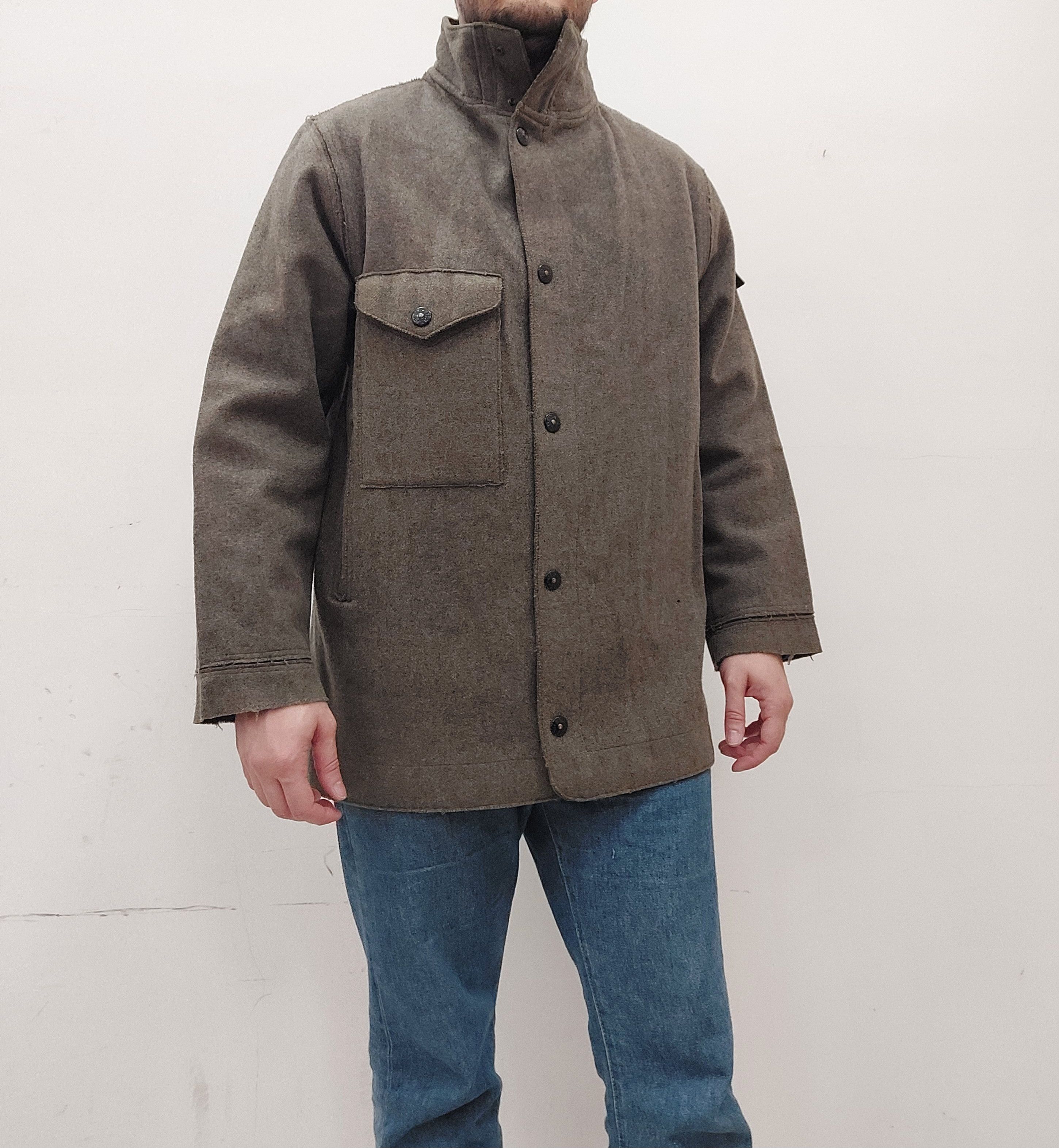 Stone Island Stone Island vintage green wool jacket green badge XL Size US XL / EU 56 / 4 - 5 Thumbnail