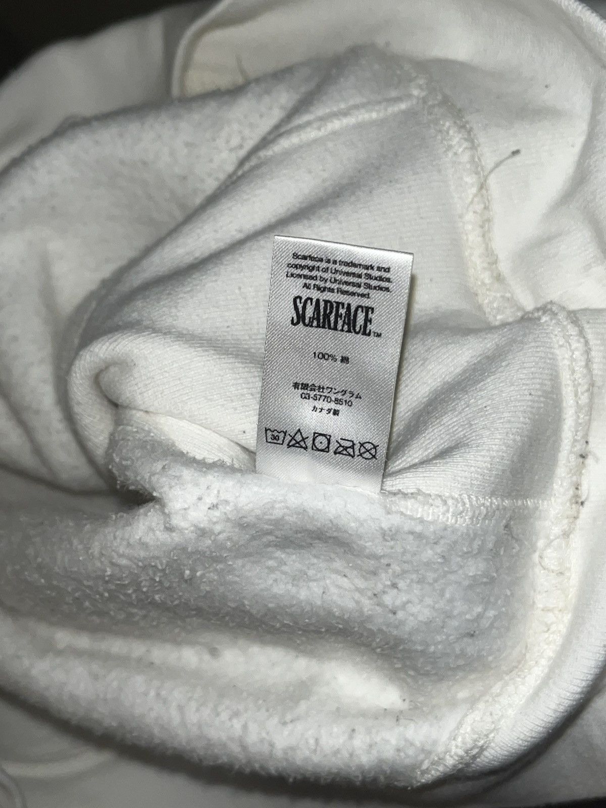 Supreme Supreme Scarface Hooded Sweatshirt White Size US M / EU 48-50 / 2 - 9 Thumbnail