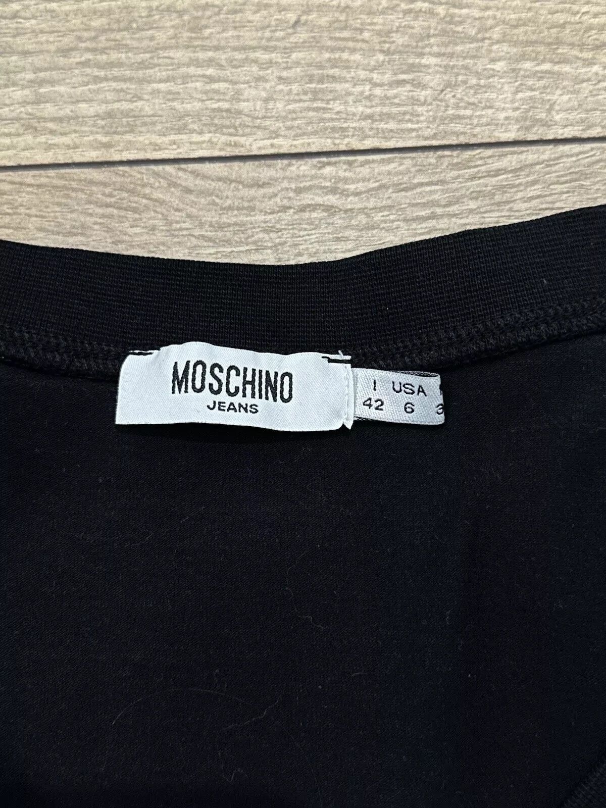 Moschino Moschino Jeans Donna Top Y2K Gold Logo Printed Cotton Womens Size M / US 6-8 / IT 42-44 - 10 Thumbnail