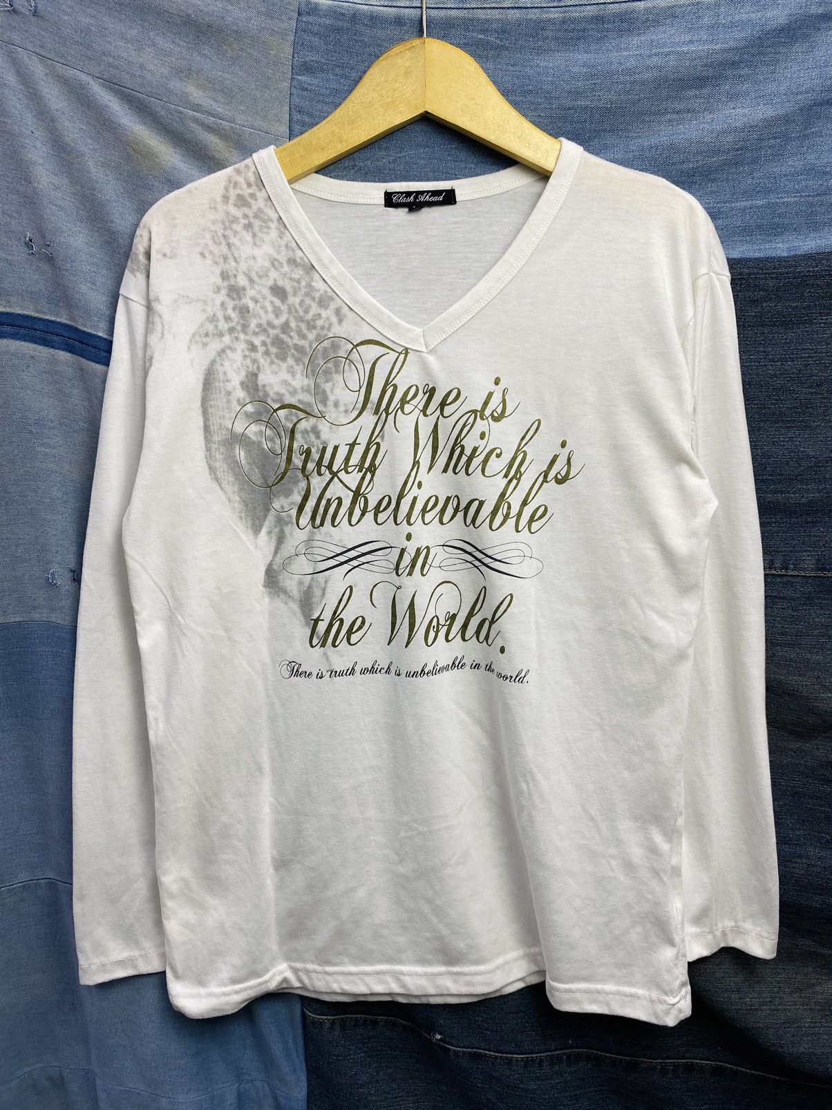 Japanese Brand clash ahead poem longsleeve undefined Size US M / EU 48-50 / 2 - 2 Thumbnail