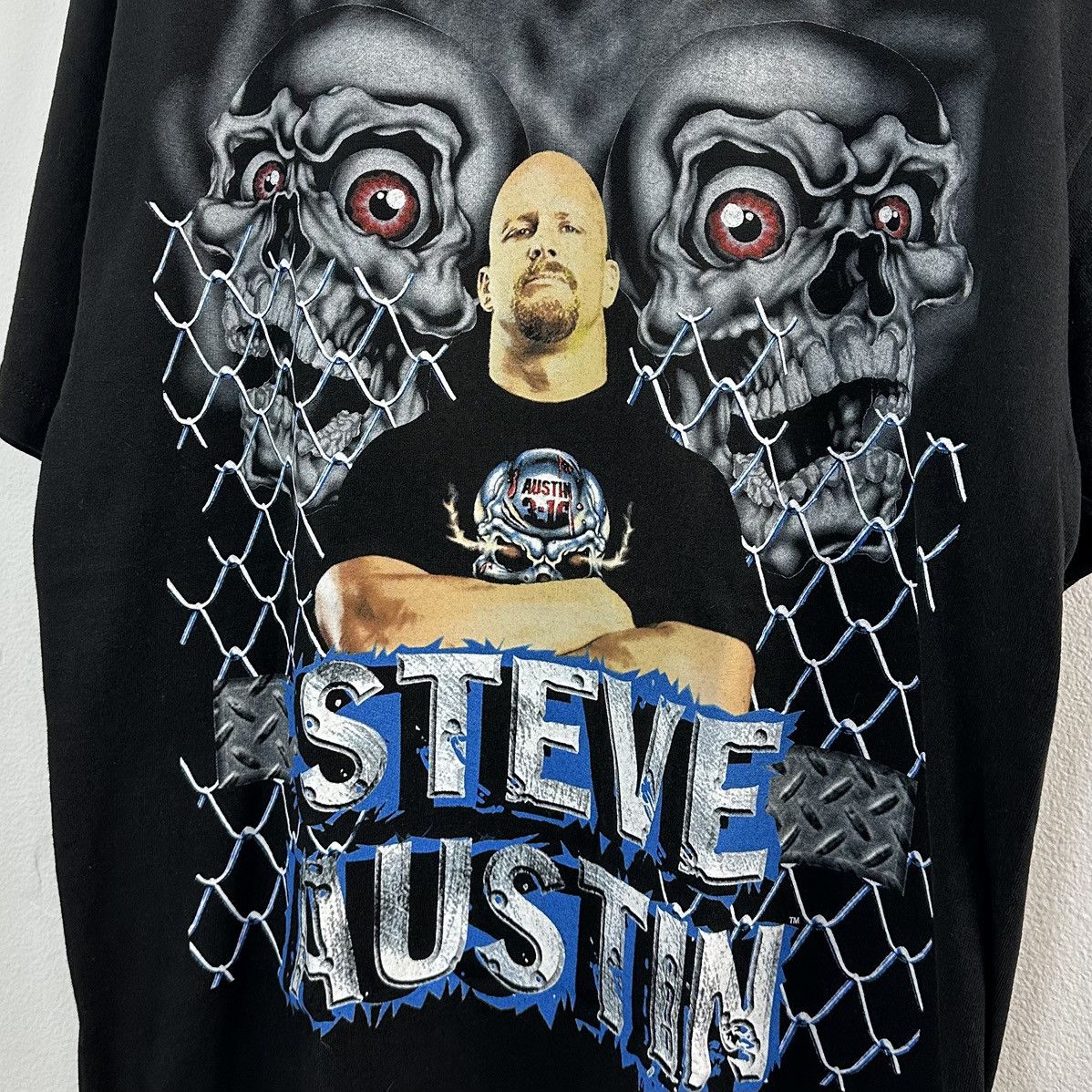 Vintage × WWF Vintage WWF Stone Cold Steve Austin T Shirt L 1999 Size US L / EU 52-54 / 3 - 1 Thumbnail