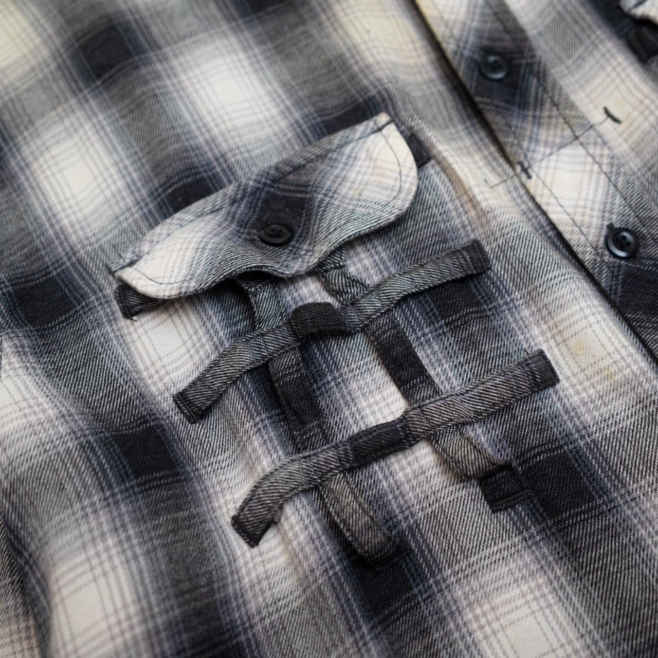 Takahiromiyashita The Soloist. spring summer 2021 ‘John Doe’ Ombré Check Shirt Size US M / EU 48-50 / 2 - 3 Thumbnail