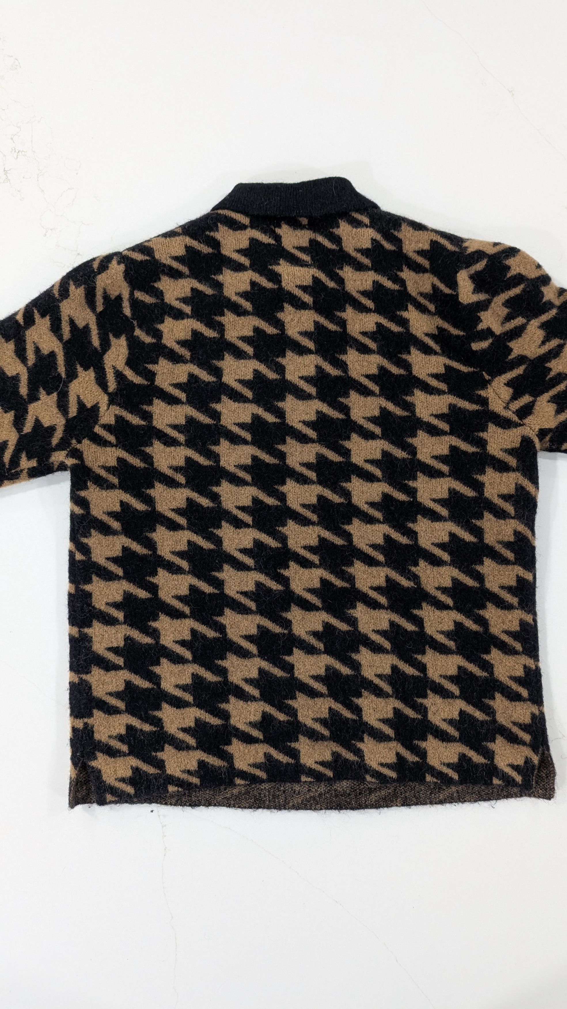 Percival Percival Houndstooth Knit Rugby Mohair Size Small Size US S / EU 44-46 / 1 - 2 Thumbnail