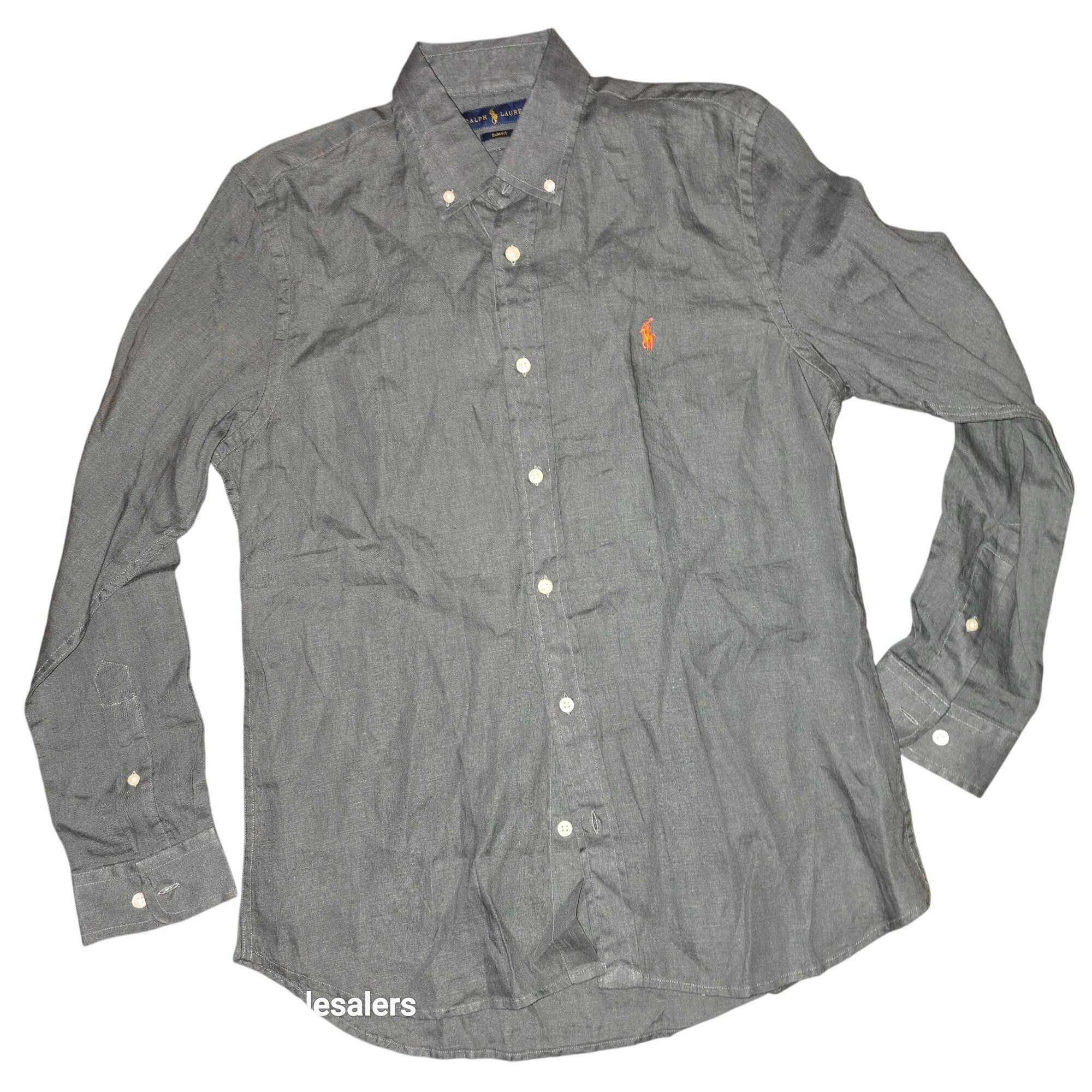 Polo Ralph Lauren Ralph Laure Cotton Button Down Sage Green Long Sleeve Shirt Size US L / EU 52-54 / 3 - 1 Thumbnail