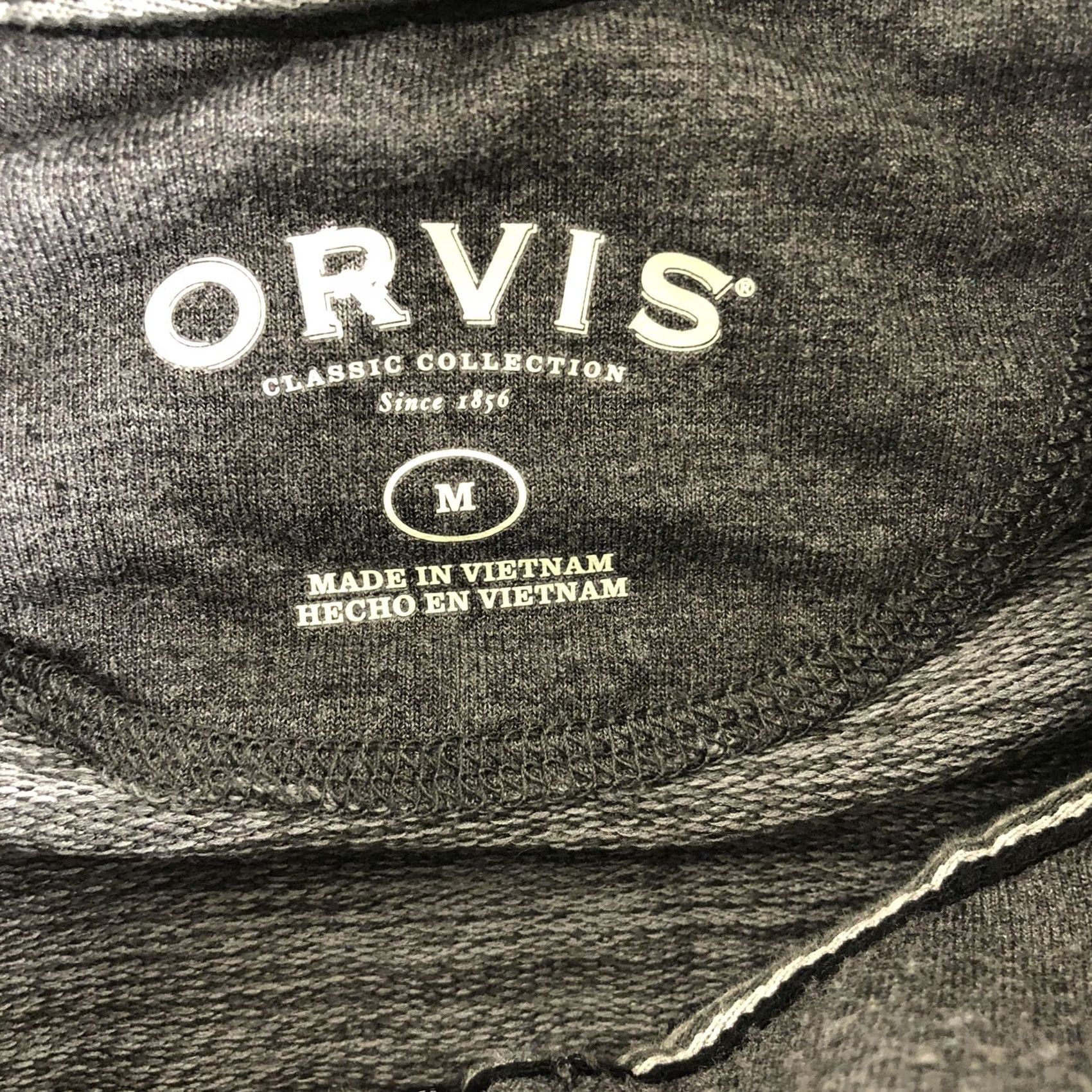 Orvis Orvis Classic Collection 1/4 Zip Pullover Long Sleeve Shirt Men Size M Gray Size US M / EU 48-50 / 2 - 6 Thumbnail