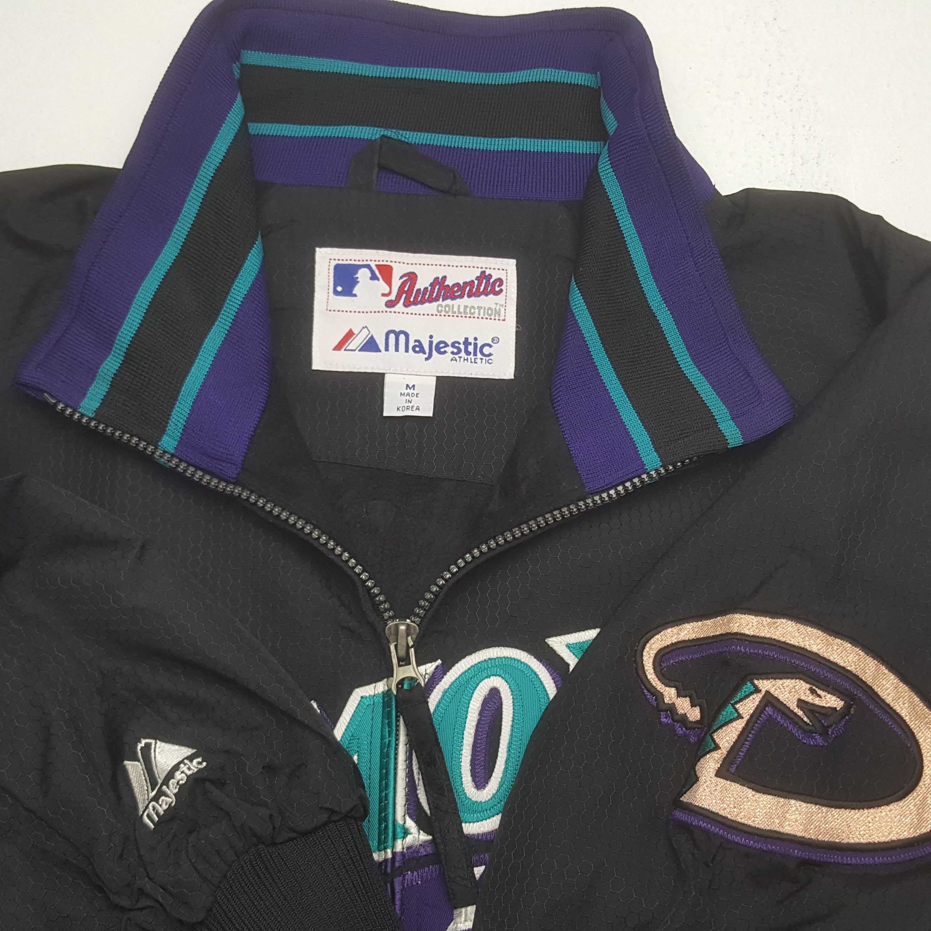 MLB Vintage Diamond Backs Baseball Team Jacket C322N12 Size US XL / EU 56 / 4 - 5 Thumbnail