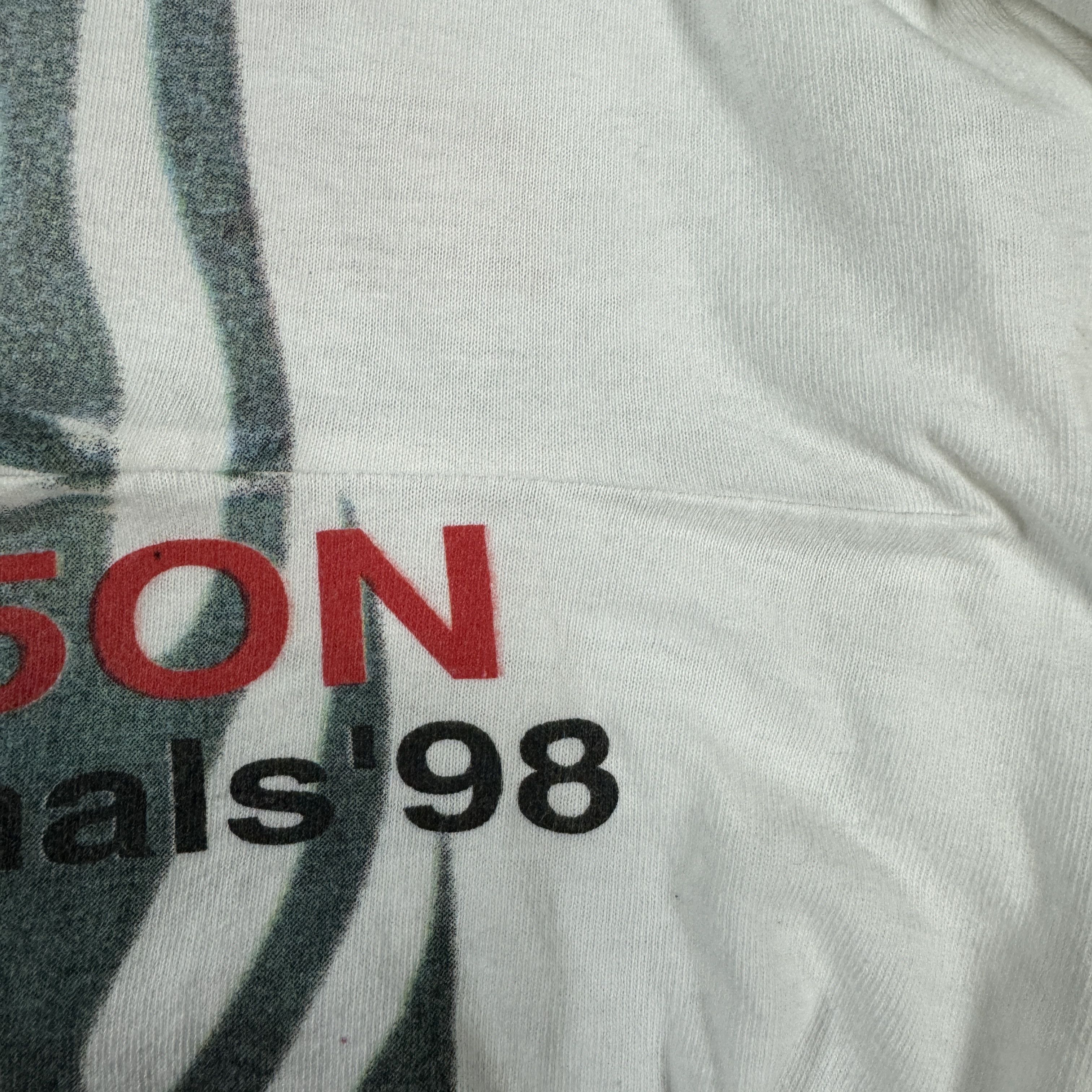 Band Tees Vintage 1998 Marilyn Manson 'Mechanical Animals Tee Size US XL / EU 56 / 4 - 5 Thumbnail