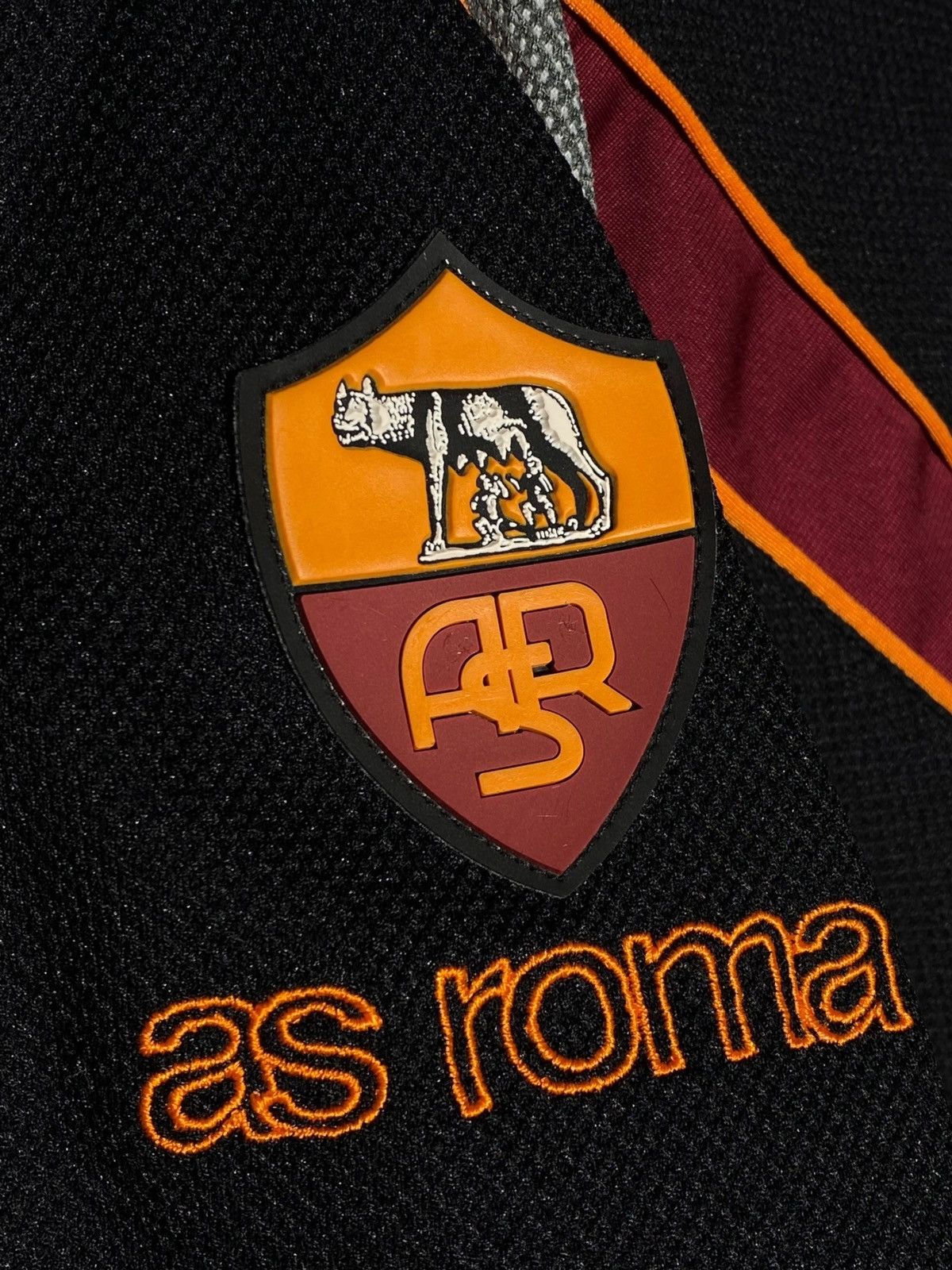 Diadora × Vintage Vintage 90s AS Roma Diadora Full Zip Top Stylish Sportwear Size US S / EU 44-46 / 1 - 5 Thumbnail
