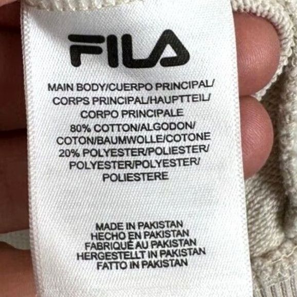 Fila FILA Reza Sweatshirt Mens Large Tan Graphic Woodland Camo Crew Neck Pullover Sweater NEW Size US L / EU 52-54 / 3 - 6 Thumbnail
