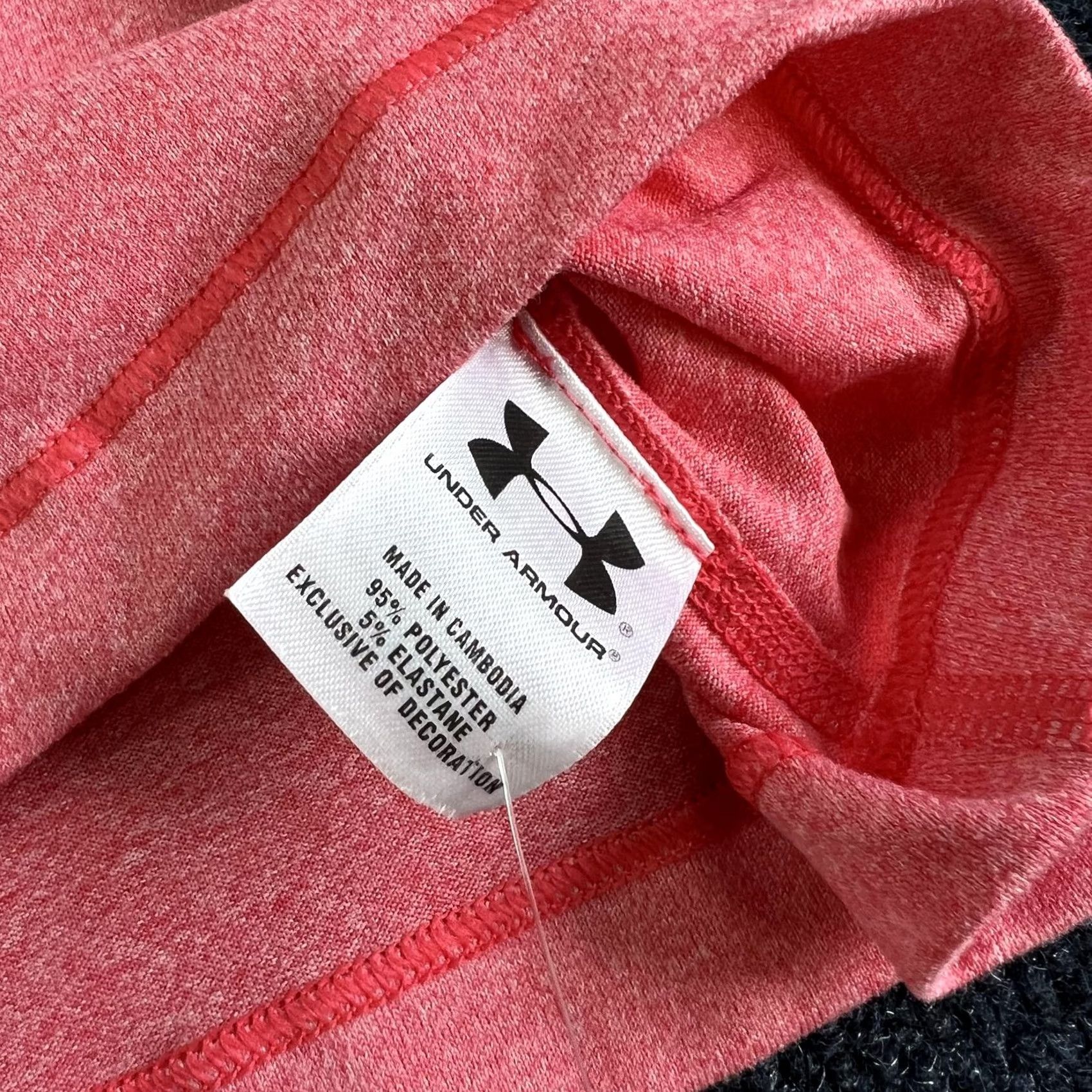 Under Armour Under Armour HeatGear Shirt Womens Large Pink Fitted Crew Neck Workout Tee Size L / US 10 / IT 46 - 4 Thumbnail