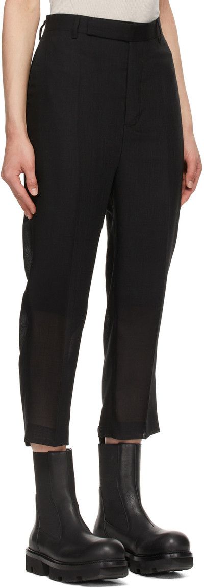 Rick Owens Wool drop crotch trousers Size 28" / US 6 / IT 42 - 3 Thumbnail