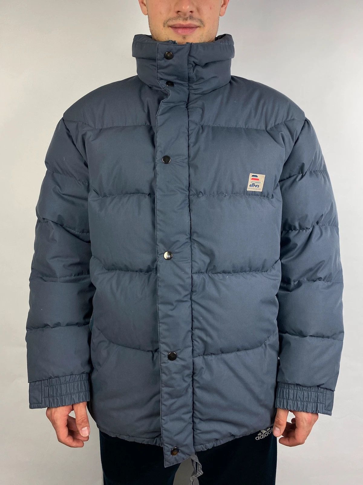 Vintage winter down jacket elho vintage retro warm winter jacket Size US L / EU 52-54 / 3 - 1 Thumbnail