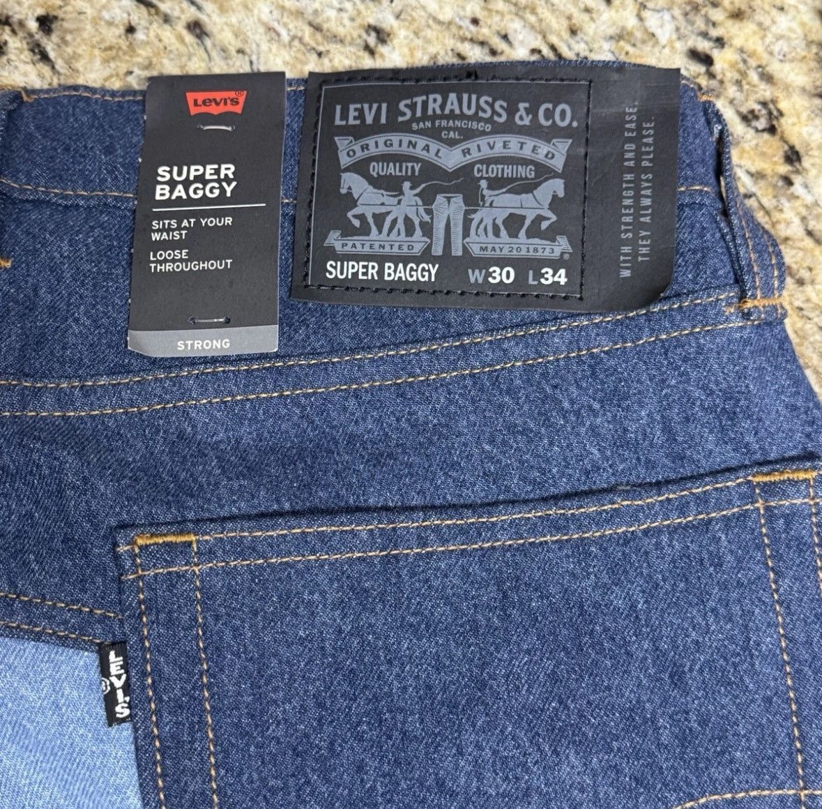 Levi's Levi’s X Urban Outfitters Cordura Super Baggy Jeans 30x34 Size US 30 / EU 46 - 7 Thumbnail