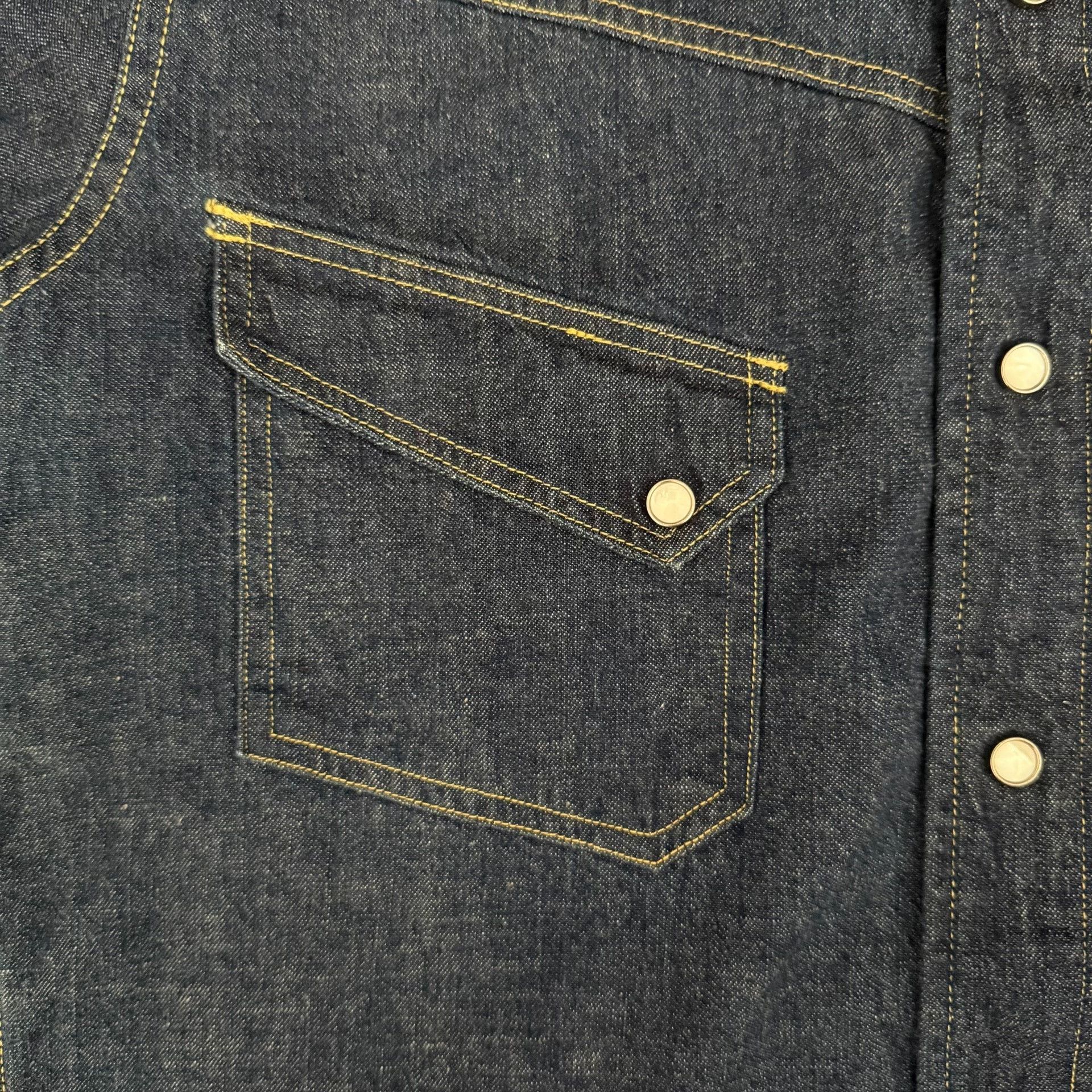 Levi's Vintage Clothing Levi's LVC Western Raw Denim Shirt Size US L / EU 52-54 / 3 - 5 Thumbnail