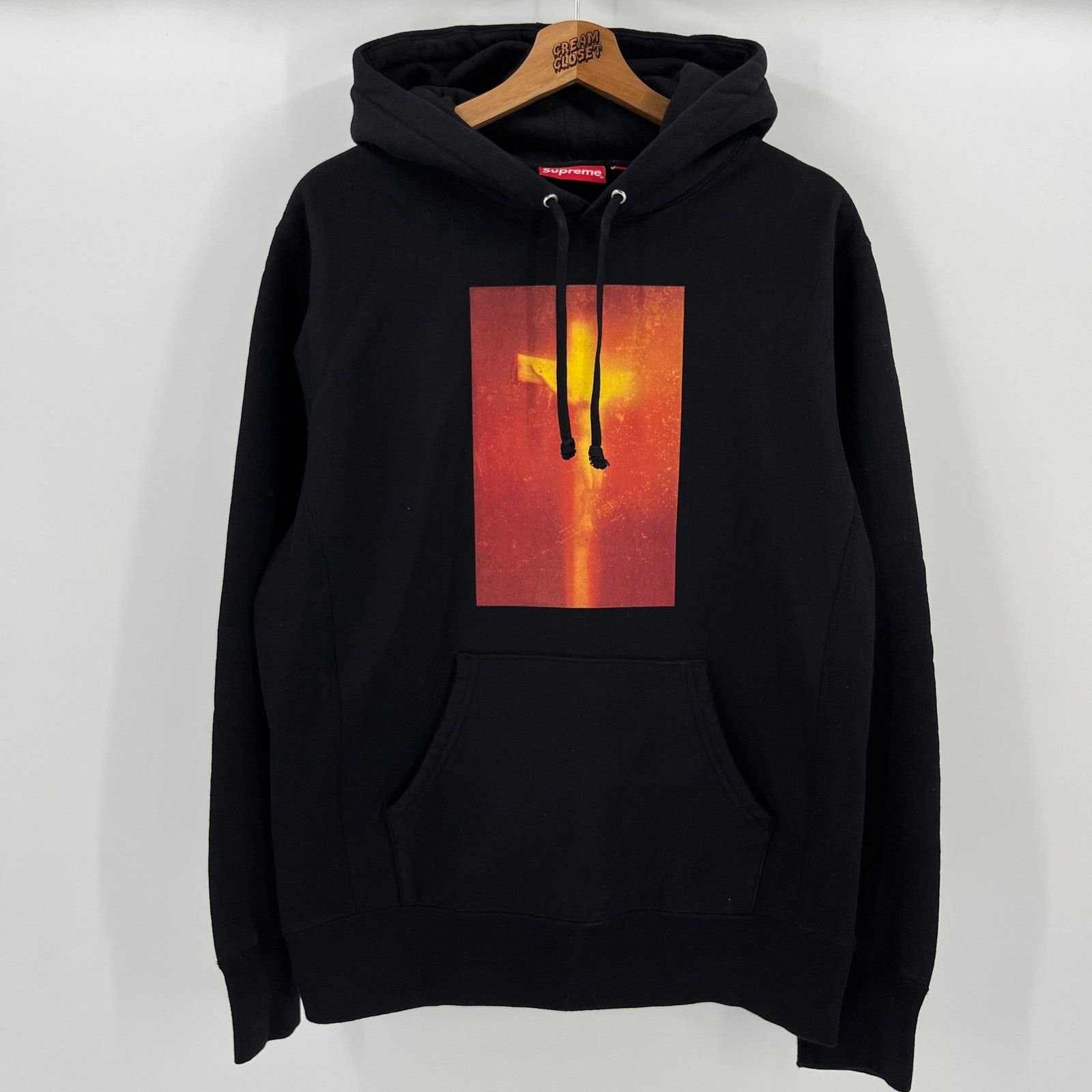 Supreme Supreme Andres Serrano 17AW Hoodie Blood and Semen Black