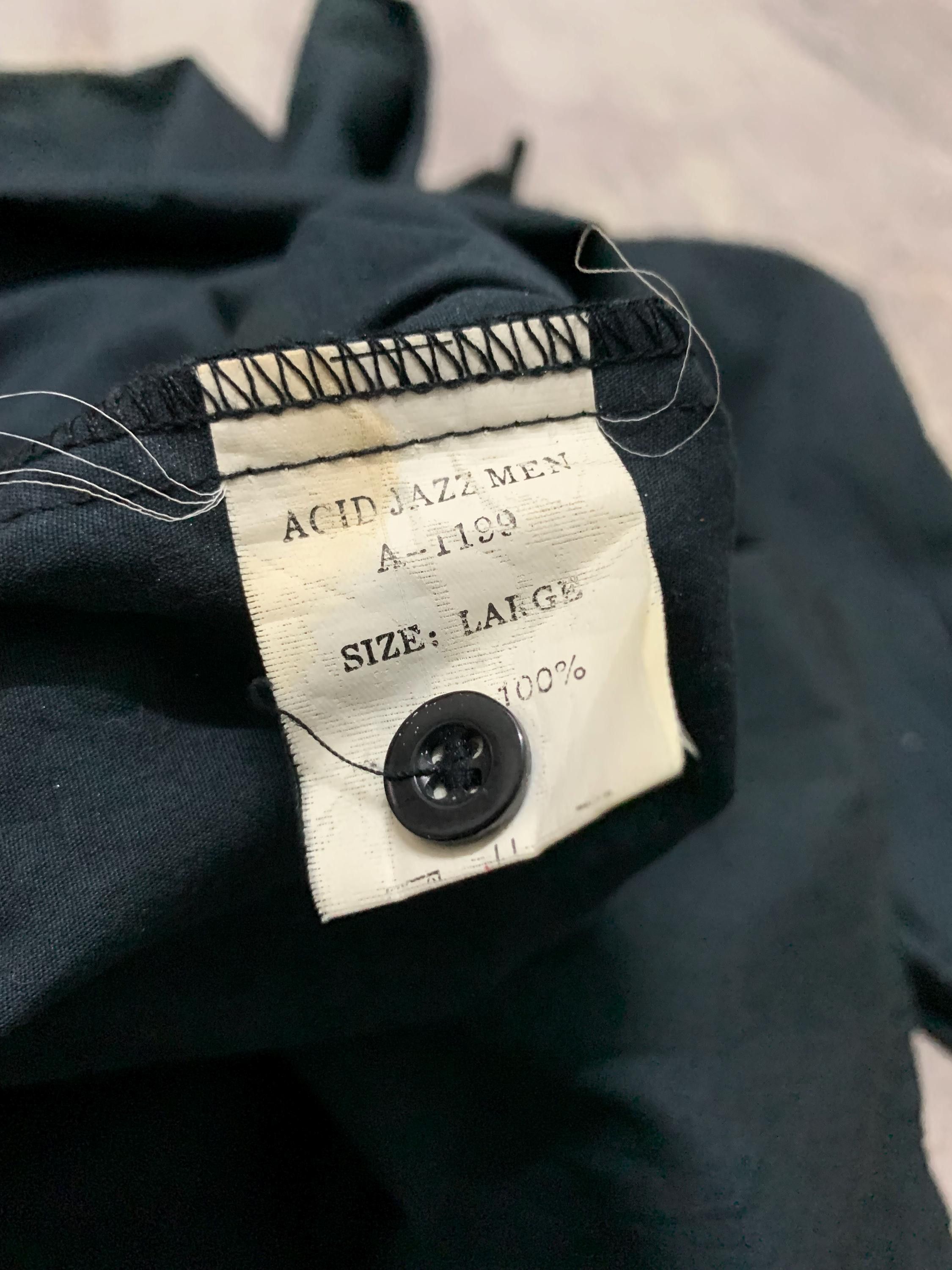 Japanese Brand Vintage Acid Jazz Men Bondage Shirt Harajuku Punk Goth Style Size US L / EU 52-54 / 3 - 8 Thumbnail