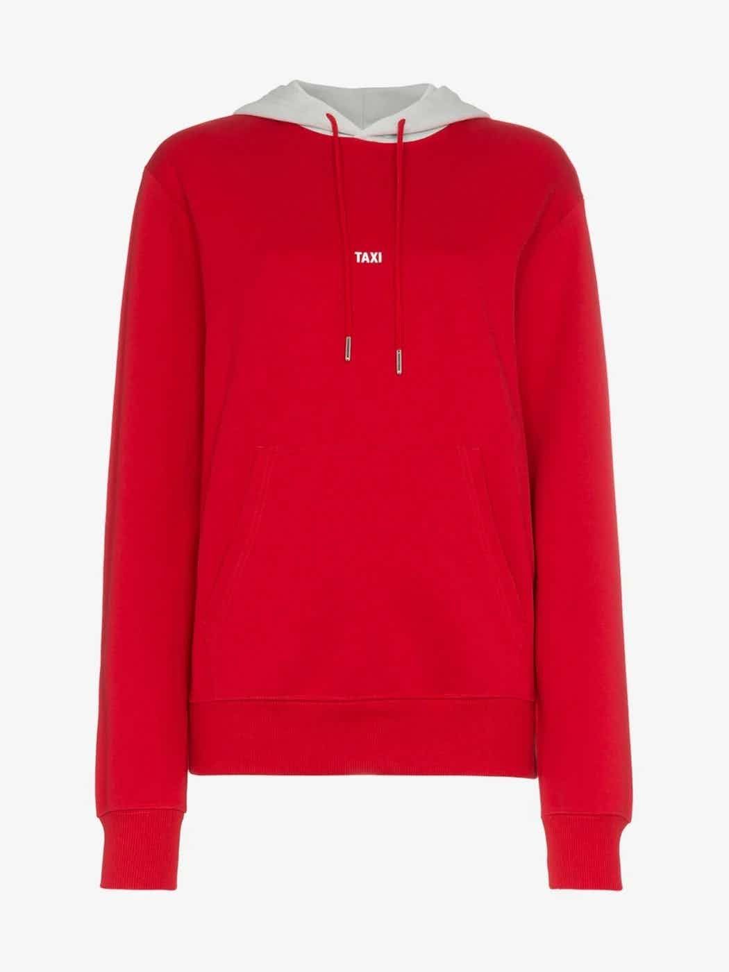 Helmut Lang ⚡️QUICK SALE⚡️ Helmut Lang Red Taxi Logo Hoodie Size XS / US 0-2 / IT 36-38 - 2 Thumbnail