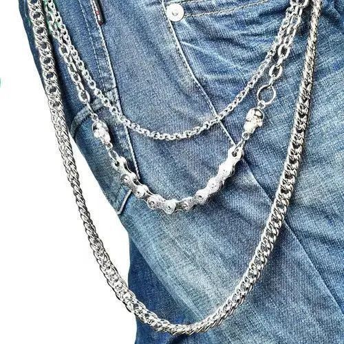 Jewelry Multilayer Waist Punk Wallet Chain Size ONE SIZE - 3 Thumbnail