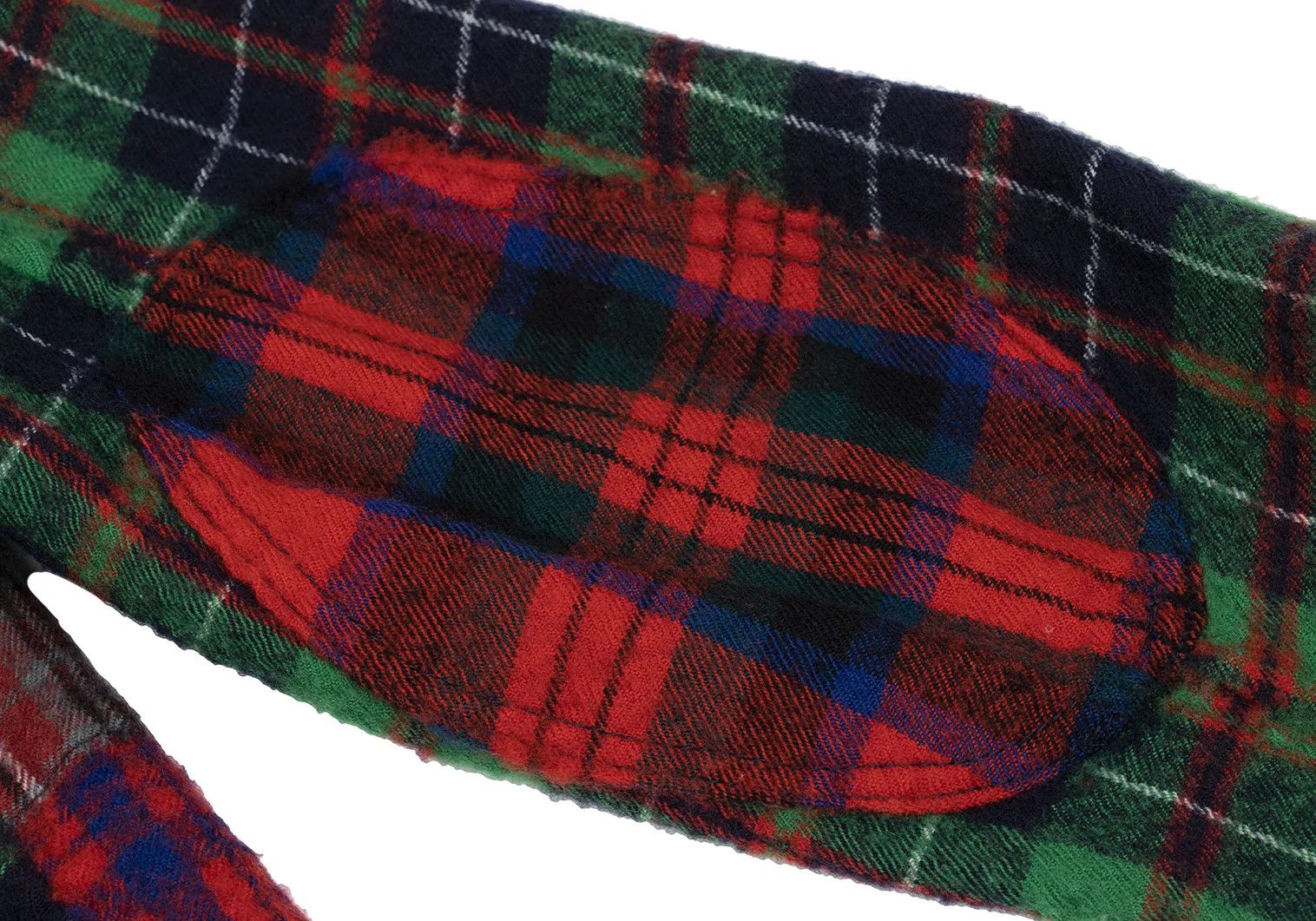 Junya Watanabe Wool Crazy Check Flannel Shirt in Red and Green S Size US S / EU 44-46 / 1 - 14 Thumbnail