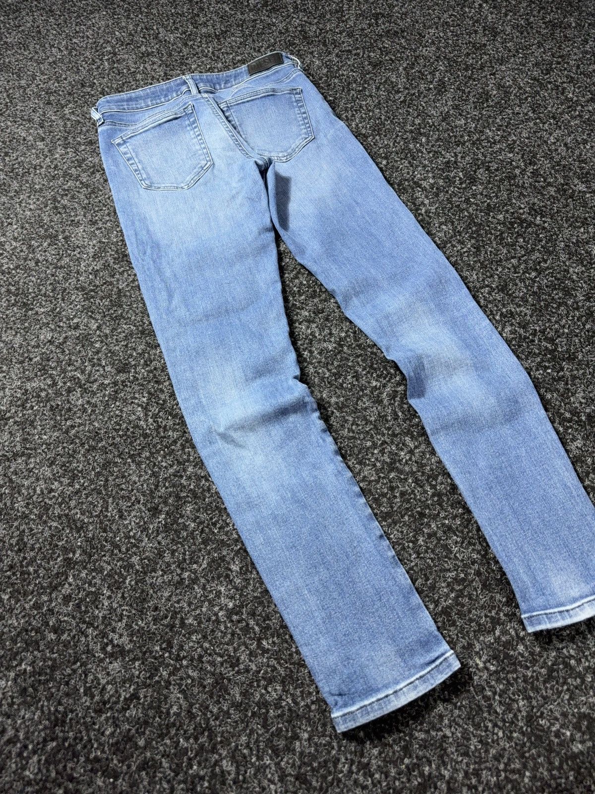 Diesel 00s Diesel Luxury Slandy Super Skinny Y2K Light Wash Jeans Size 28" / US 6 / IT 42 - 13 Thumbnail