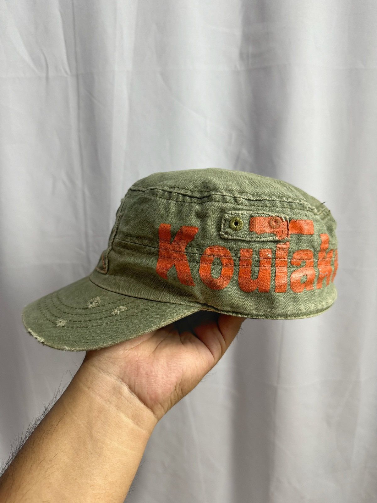 If Six Was Nine × Japanese Brand × PPFM Cadet Hats Skulls Koutake Distressed Ifsix goa lgb style Size ONE SIZE - 2 Thumbnail