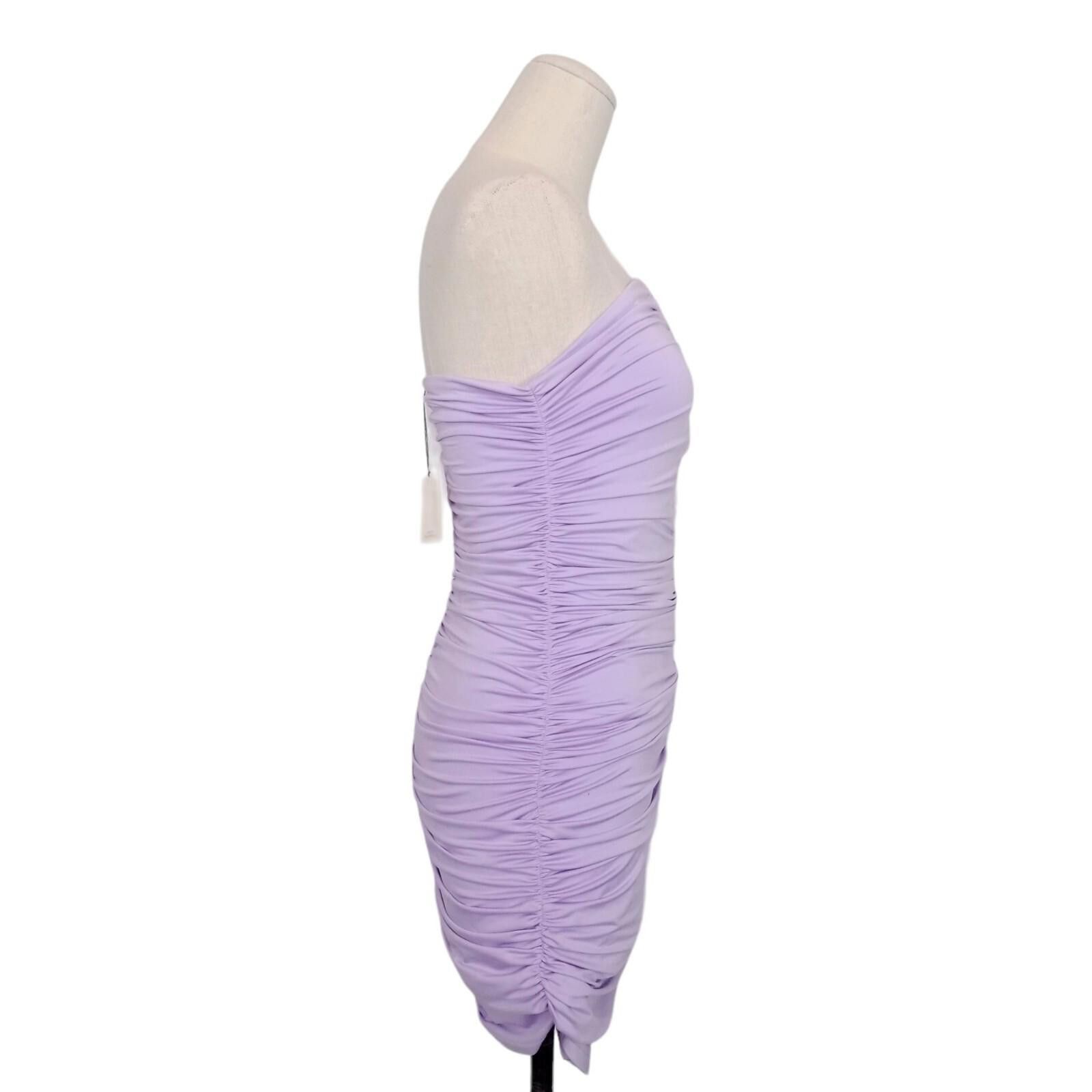superdown NWT Superdown Vivienne Ruched Mini Dress Lavender Medium Size M / US 6-8 / IT 42-44 - 6 Thumbnail