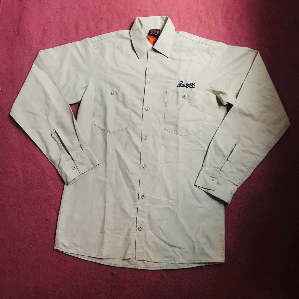 Vintage Vintage Lucky 13 Work Shirt Size US M / EU 48-50 / 2 - 1 Thumbnail