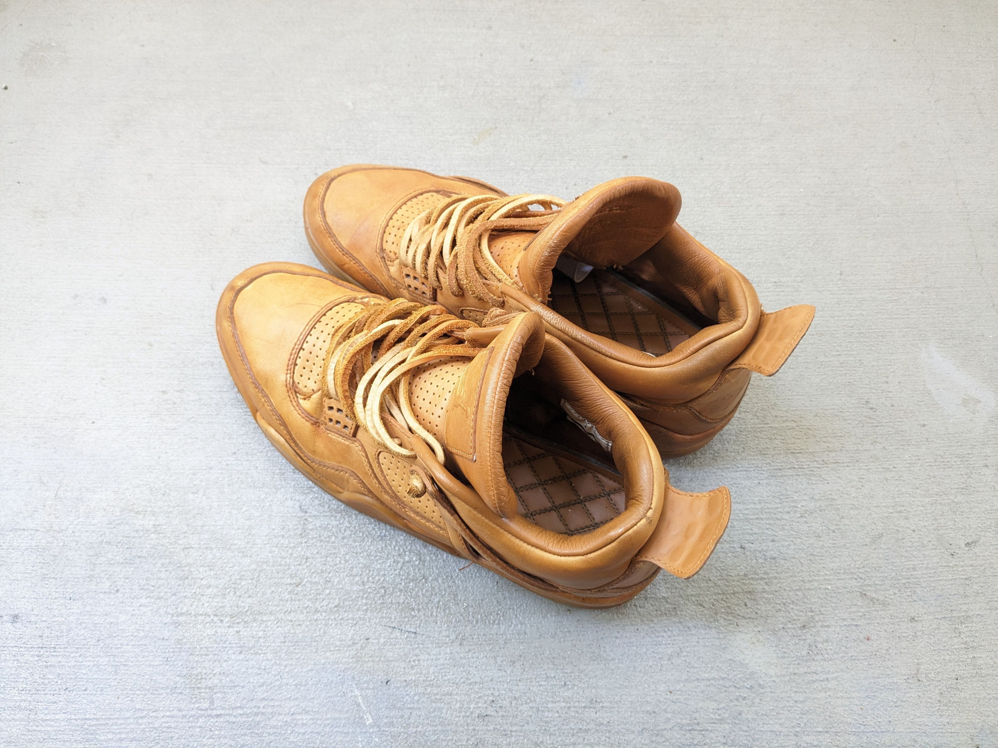 Jordan Brand Nike Air Jordan 4 Premium Pinnacle 9.5 Wheat 819139-205 Size US 9.5 / EU 42-43 - 16 Thumbnail