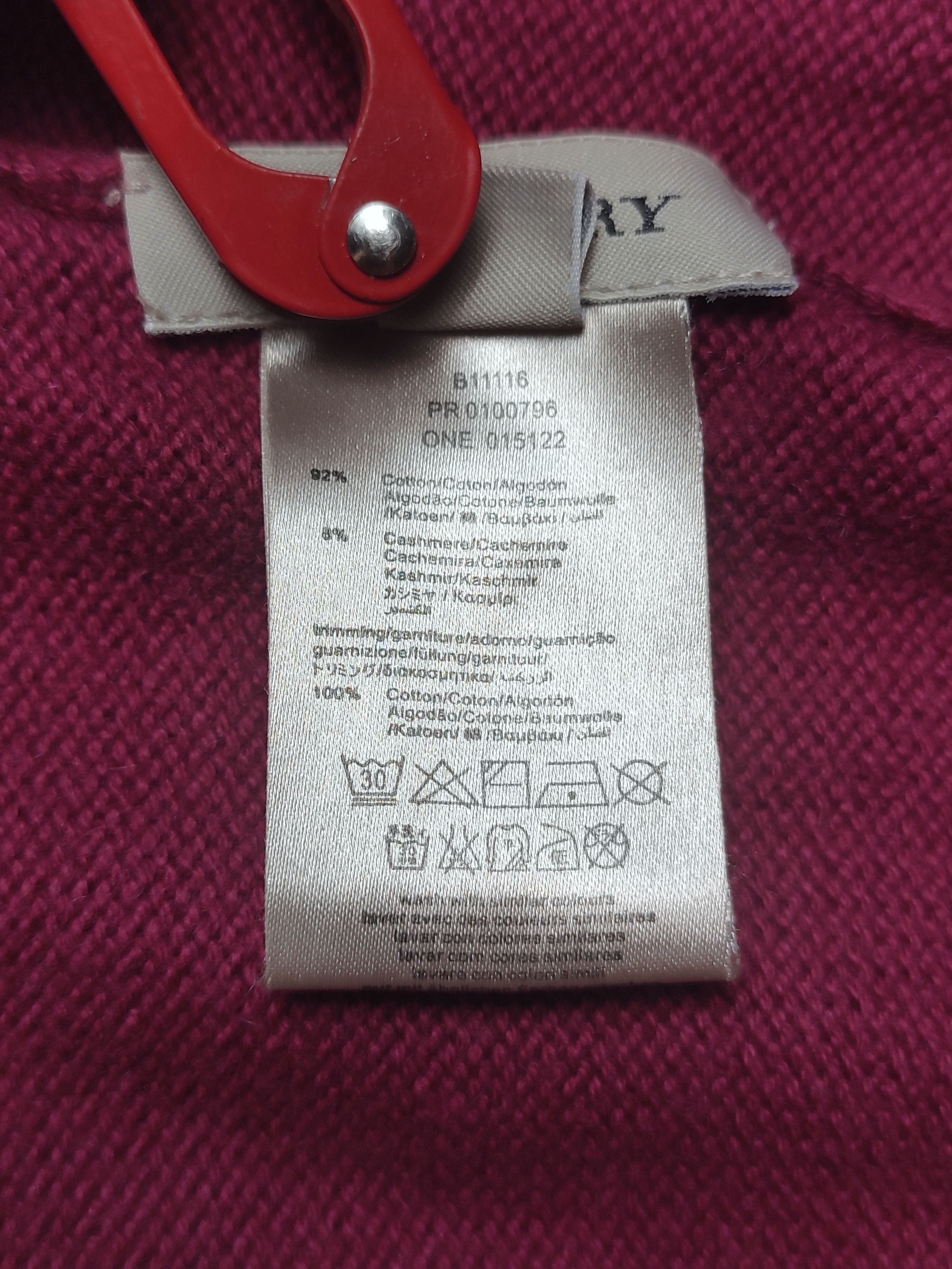 Burberry Burberry Burgundy Nova Check Cuff Beanie Vintage Size ONE SIZE - 12 Thumbnail