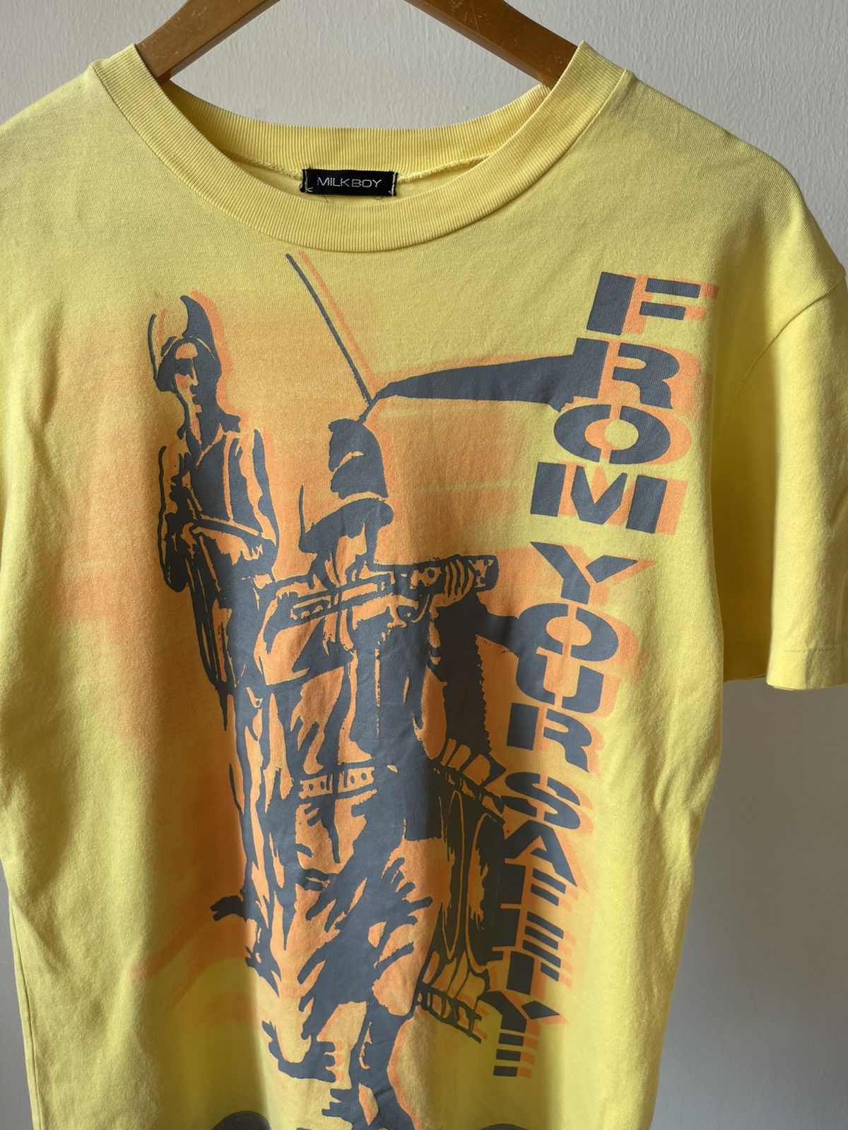 20471120 90s Milkboy For Your Safety Army Tee A4 Size US M / EU 48-50 / 2 - 3 Thumbnail