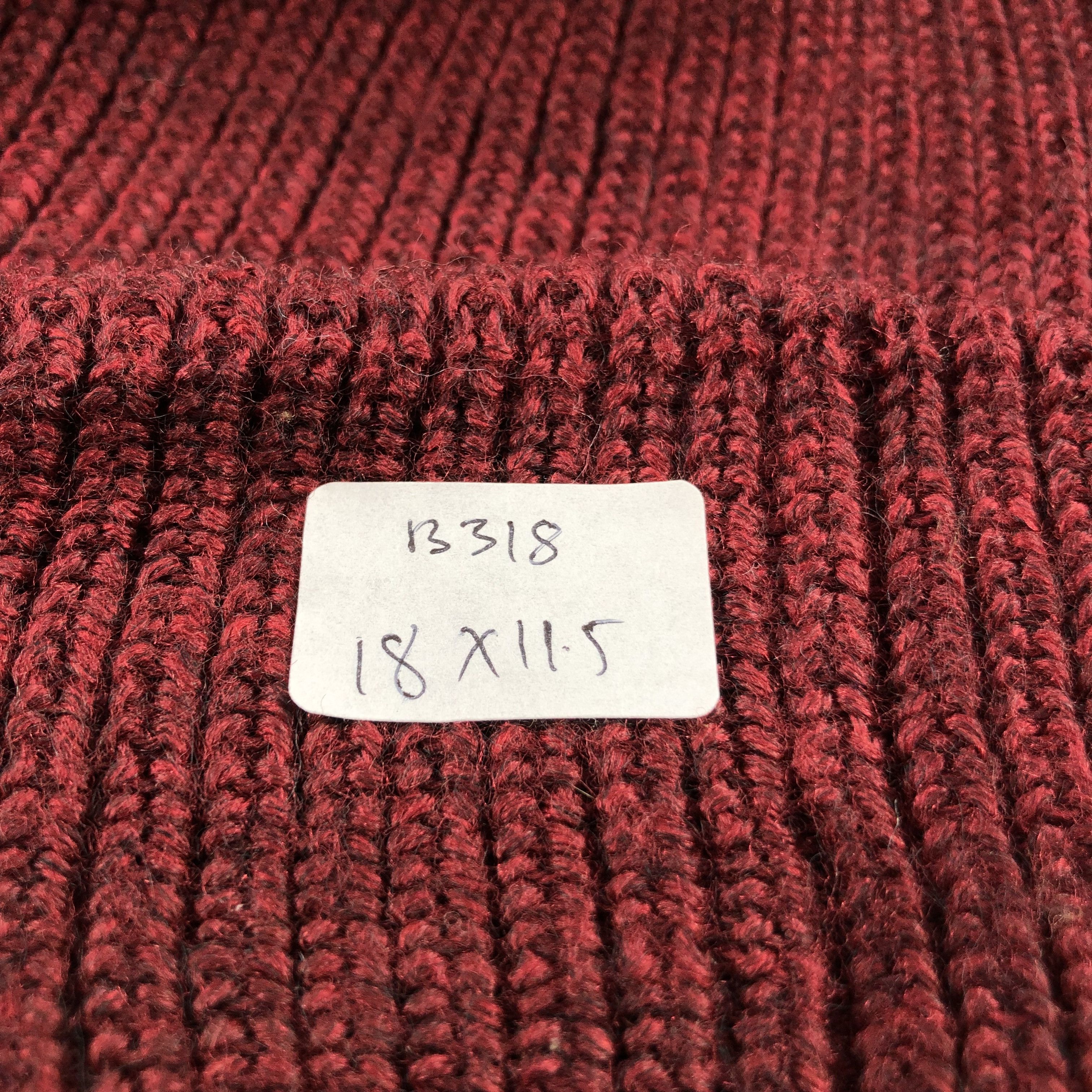Japanese Brand Unknown Slouchy Red Beanie Snowcap Snow Hat B318 Size ONE SIZE - 5 Thumbnail