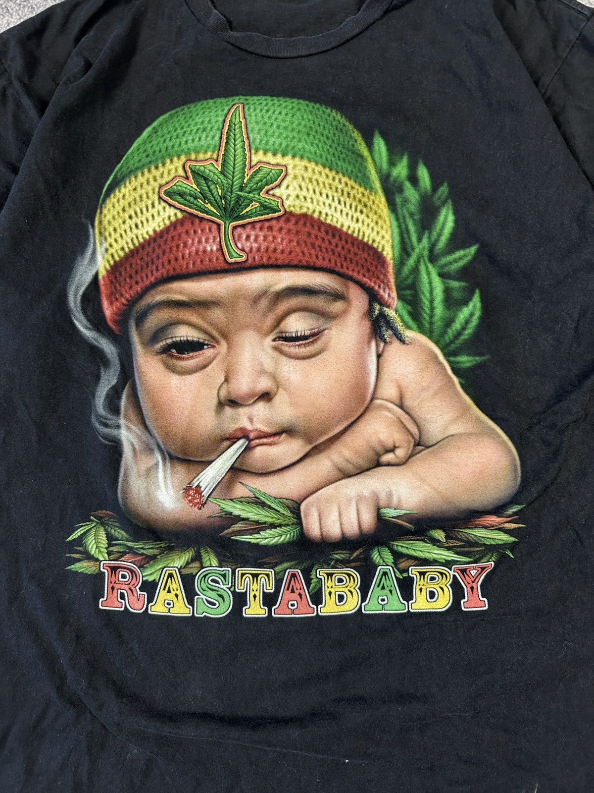 Band Tees Y2K Rastababy Logo T-shirt Heavy Metal Rare Streetwear XL Size US XL / EU 56 / 4 - 2 Thumbnail