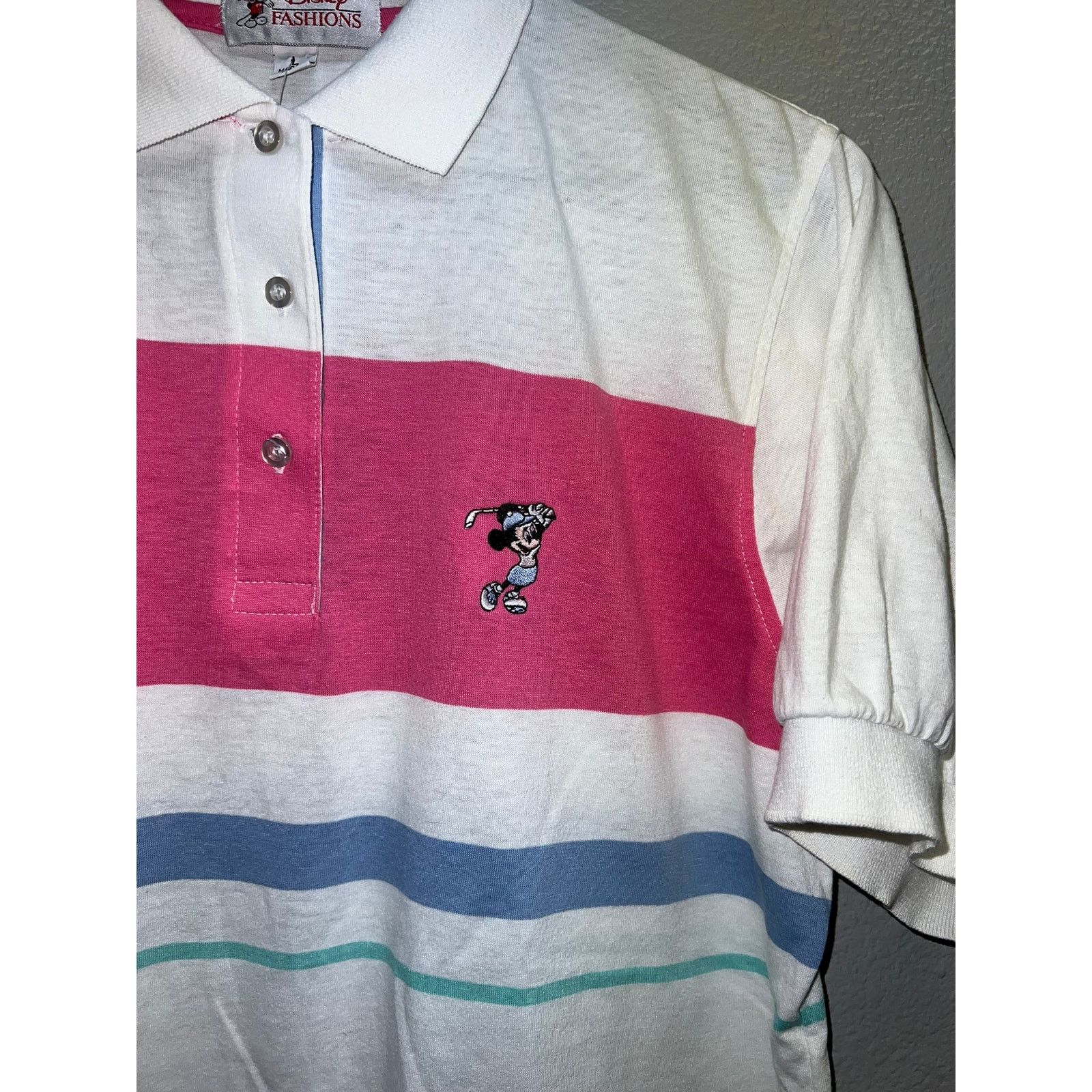 Disney Vintage Disney Fashions Golf Polo Shirt Mickey Mouse 80s VTG Size US M / EU 48-50 / 2 - 3 Thumbnail