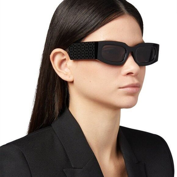Off-White Off-White OERI141 CARY 0928 Sunglasses Grey Rectangle Frame Size ONE SIZE - 2 Thumbnail