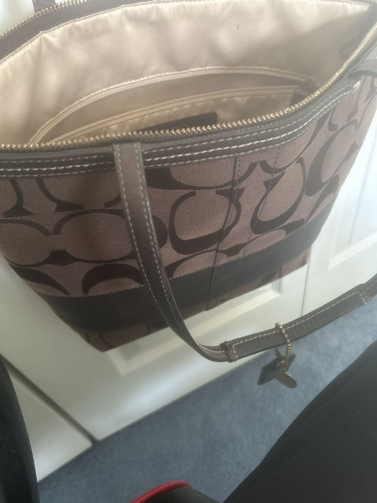 Brown Coach Tote Bag, Women's