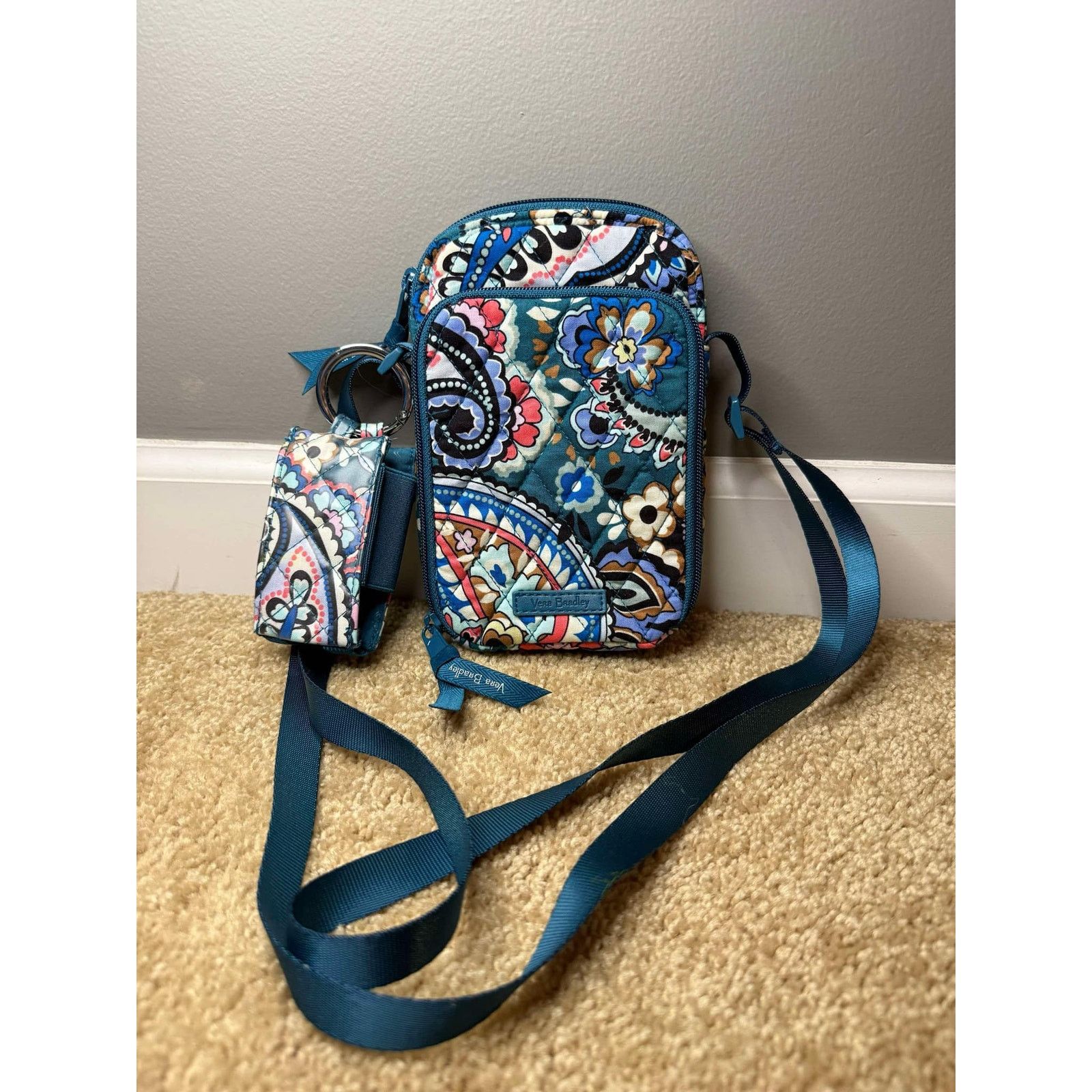 Vera Bradley Vera Bradley Quilted Mini Phone Holder Crossbody Bag Size ONE SIZE - 2 Thumbnail