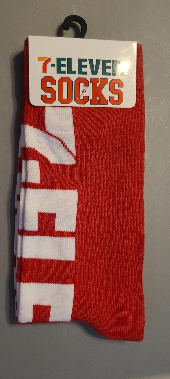 Other 7-Eleven Branded Red and White Socks Size ONE SIZE - 1 Preview