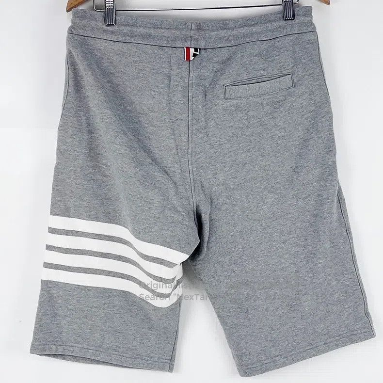 Thom Browne Thom Browne size 3 Gray striped casual shorts Size US 41 - 2 Thumbnail