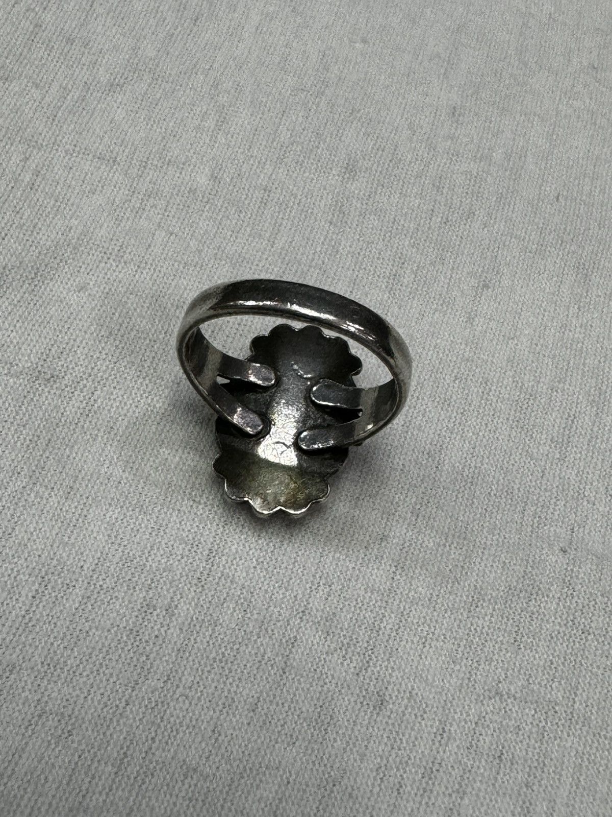 Jewelry × Sterling Silver × Vintage VINTAGE BELL TRADING POST TORQUIOSE NATIVE 925 RING SIZE 5.5 Size ONE SIZE - 5 Thumbnail