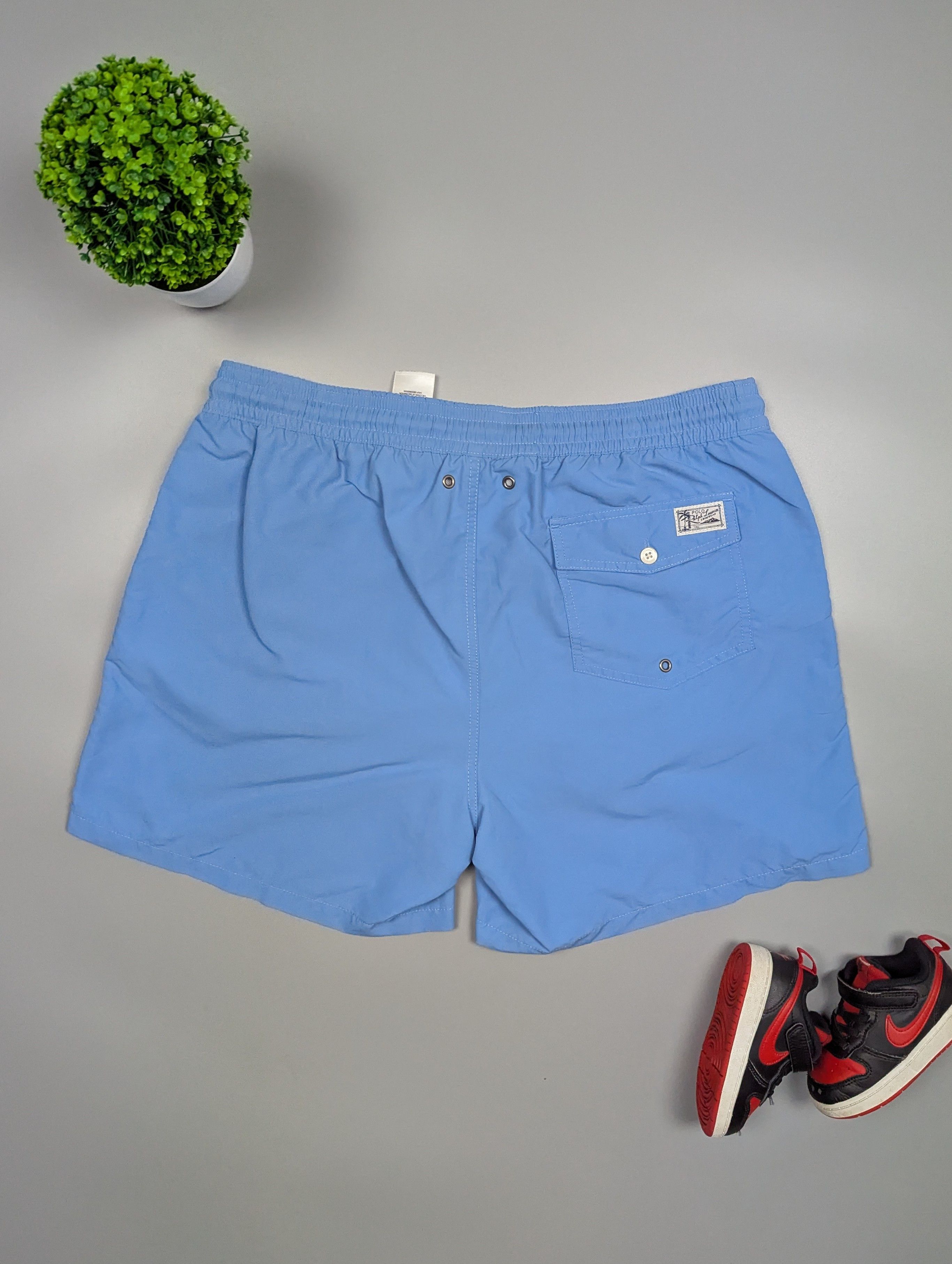 Polo Ralph Lauren × Vintage Polo Ralph Lauren Blue Swim Shorts Trunk Swimming Briefs Size US 36 / EU 52 - 10 Thumbnail