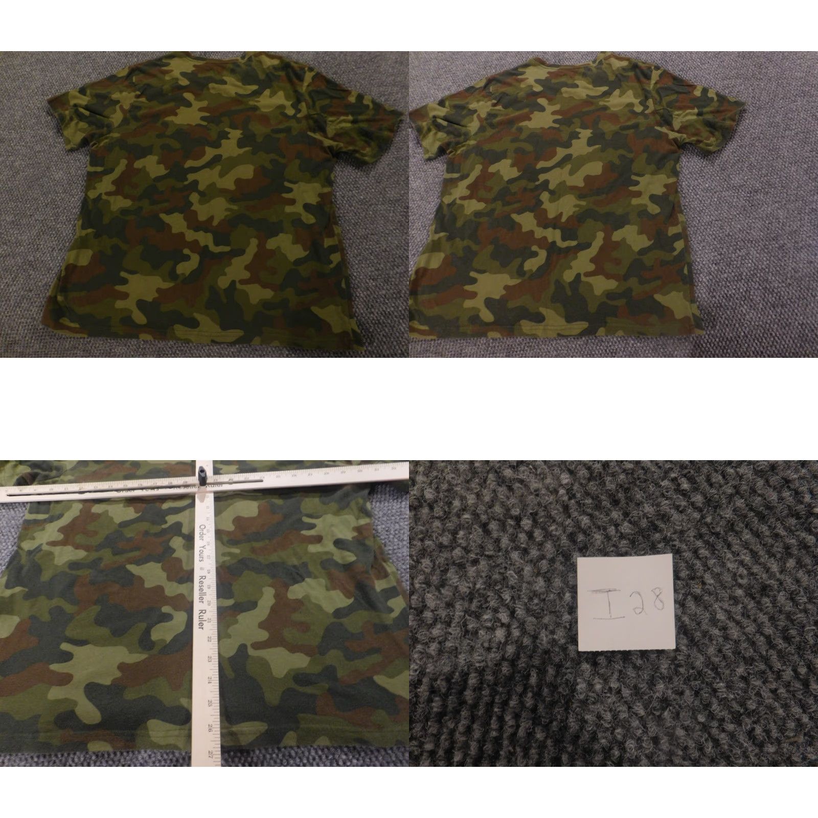 Vintage Fifth sun Mens Shirt XL green Camouflage Bear Graphic T-Shirt Crew Neck Short Sleeve Logo Animals Vintage No (adjusted to fit rules) Size US XL / EU 56 / 4 - 8 Thumbnail