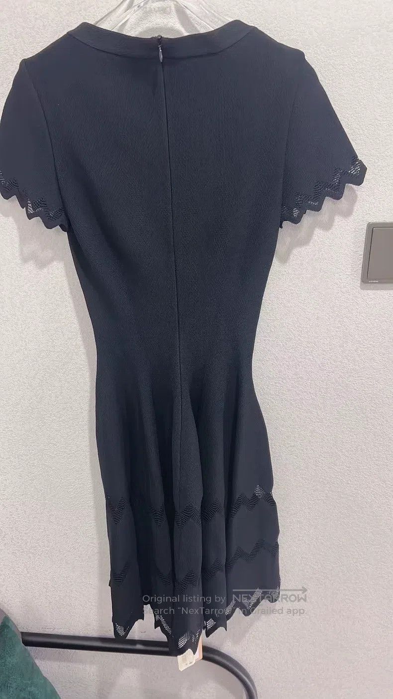 Alaia Alaia Black Knit Dress Size XS / US 0-2 / IT 36-38 - 5 Thumbnail