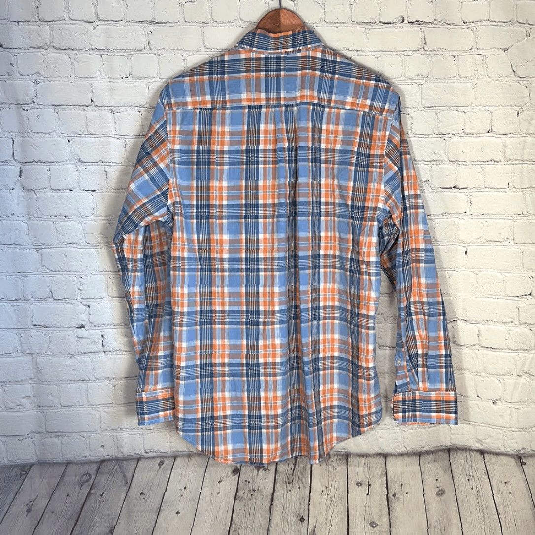Vineyard Vines Vineyard Vines Murray Shirt Slim Fit 100% Cotton Long Sleeve Blue Plaid Shirt M Mens Button-Up Size US M / EU 48-50 / 2 - 4 Thumbnail