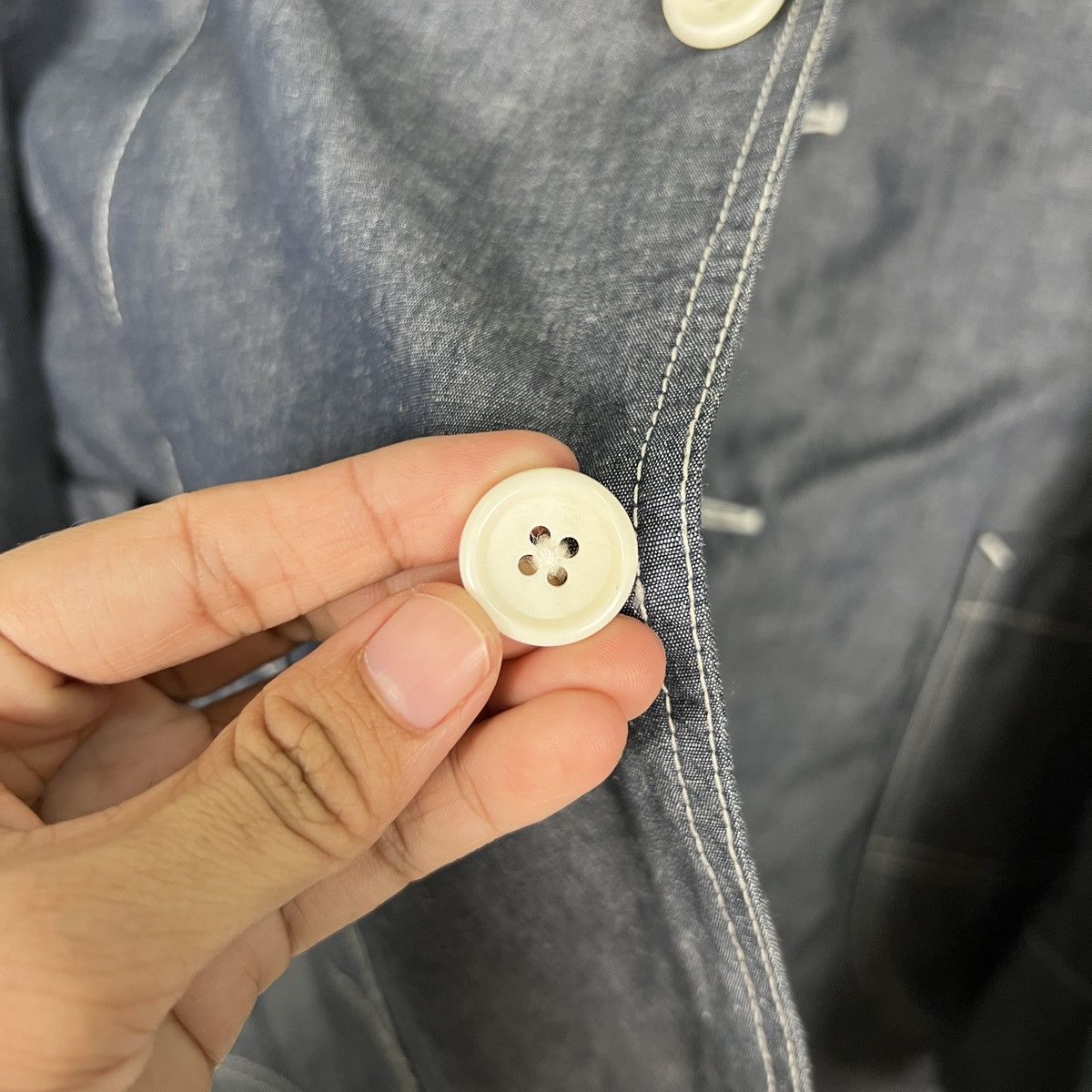 United Arrows 🔥 GREEN LABEL RELAXING UNITED ARROWS CHORE JACKET Size US L / EU 52-54 / 3 - 14 Thumbnail
