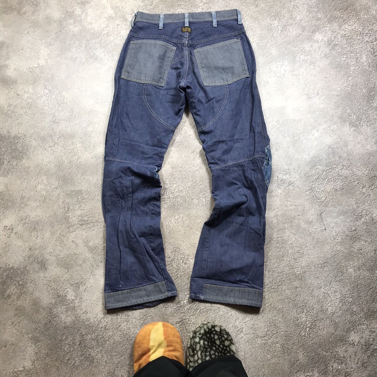 Vintage Vintage 90s G-Star Raw Baggy Distressed Jeans Grunge Logo 29 Size US 29 - 5 Thumbnail