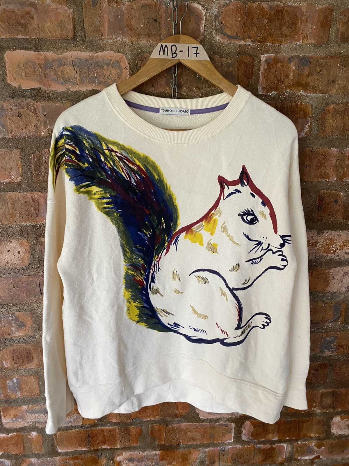 2000s Chisato squirrel art tee